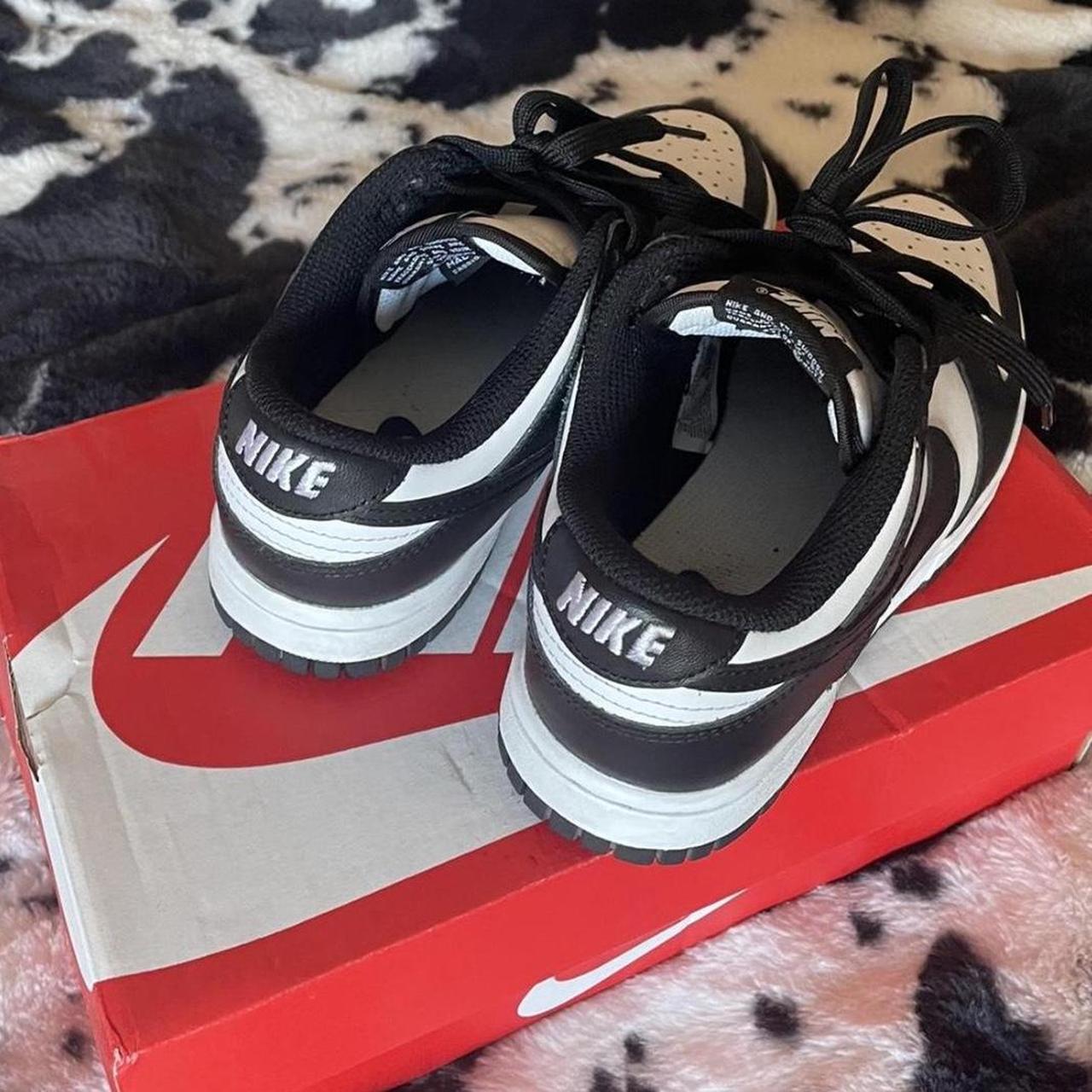 Nike panda dunk lows worn a few times slight... - Depop