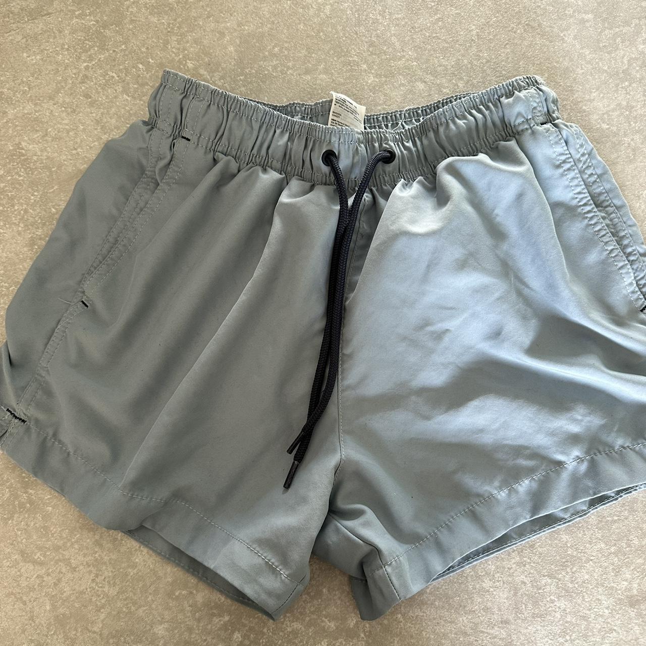 H&M blue swim shorts Depop