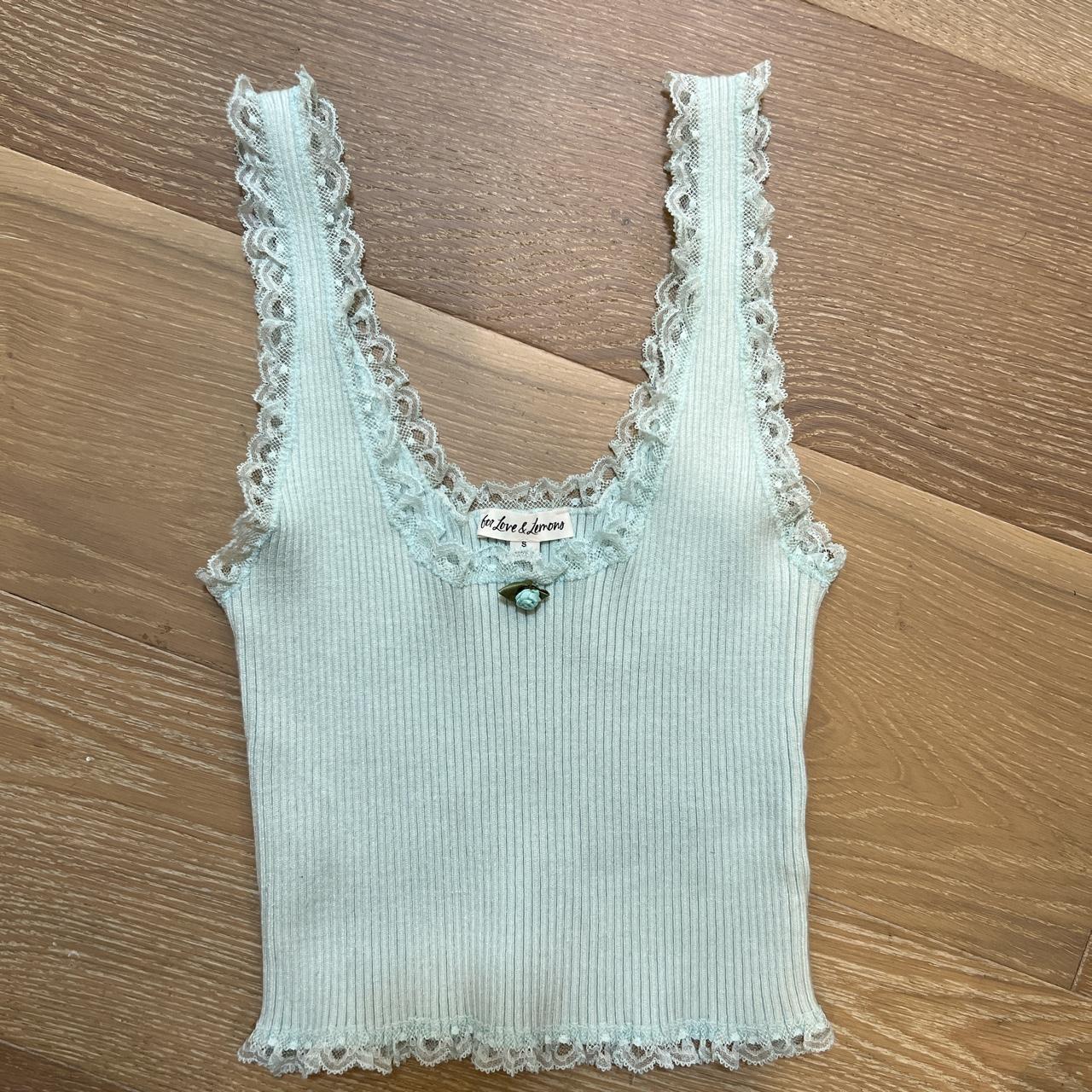 For Love & Lemons Women's Vest Depop