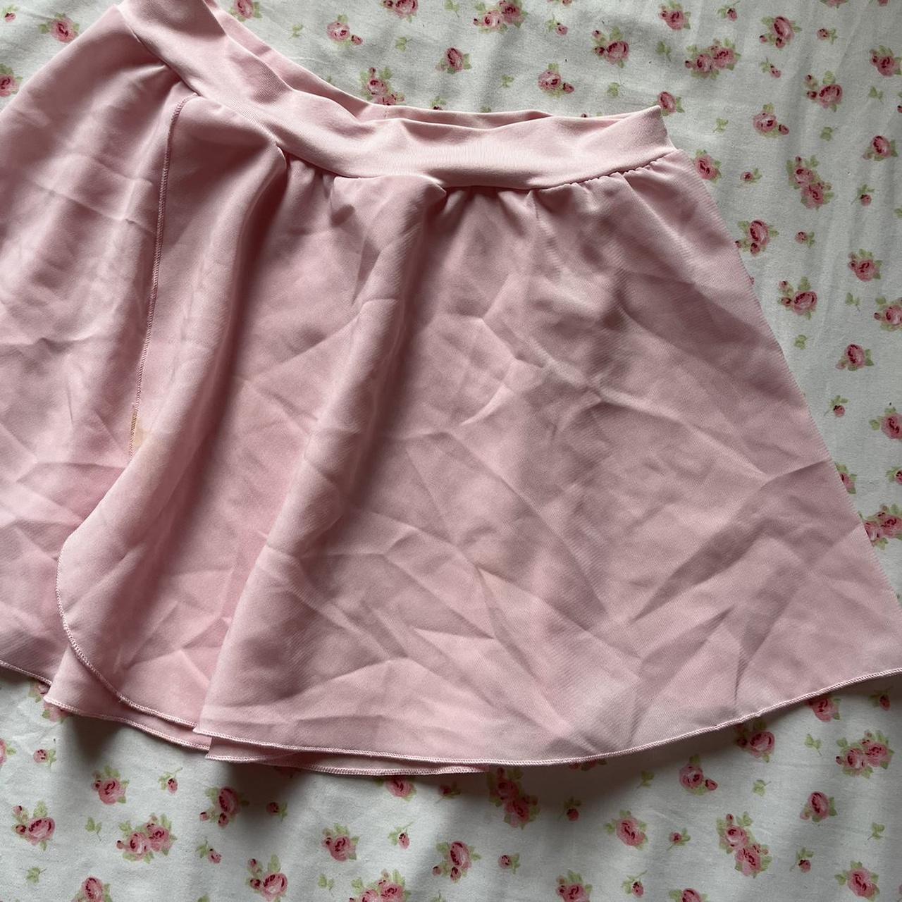 pink ballerina skirt this sheer pastel pink... Depop