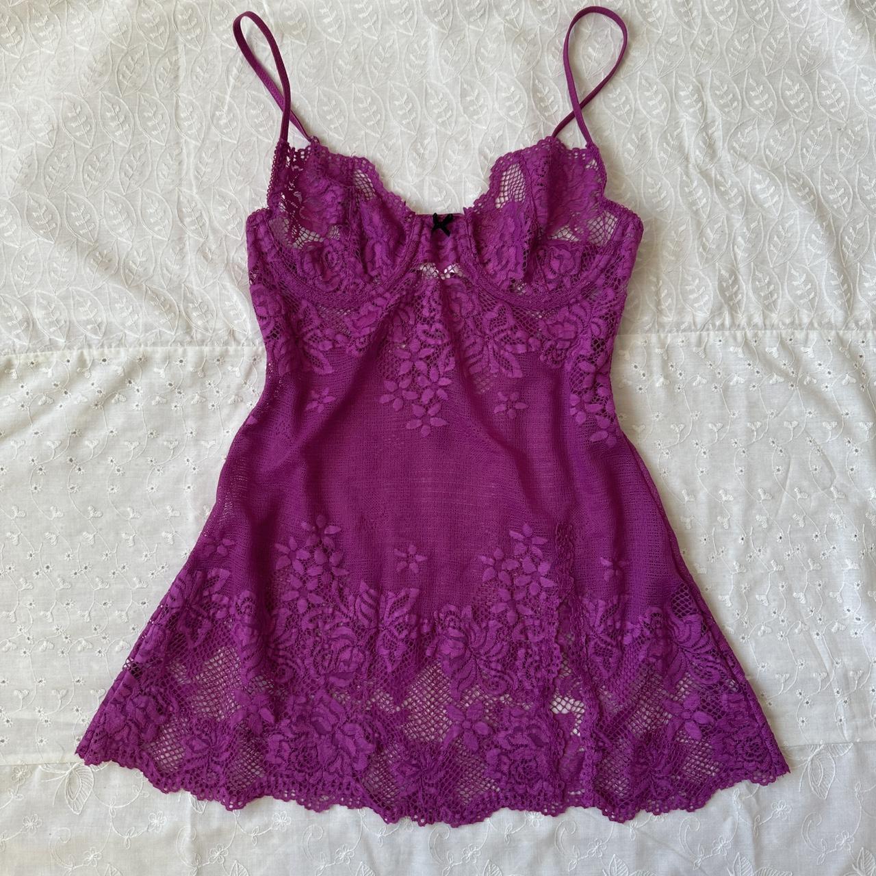 victorias secret babydoll lace dress this adorable... - Depop