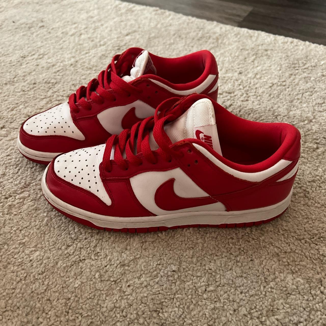 dunk low womens red