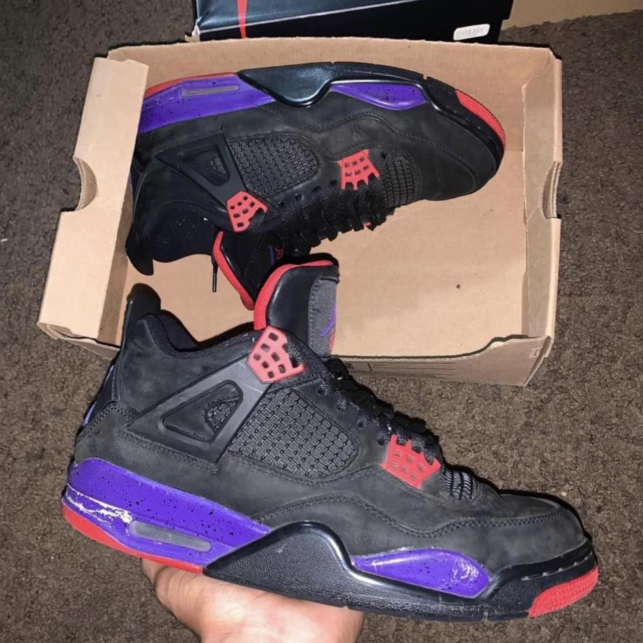 Jordan retro 4 online raptors precio