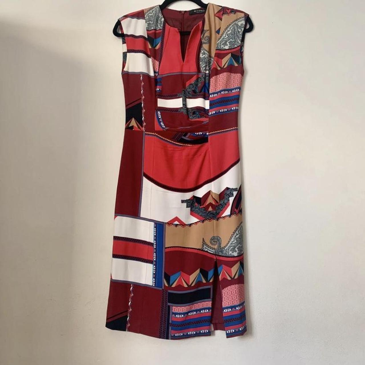 Etro Women's Burgundy and Red Dress (7)