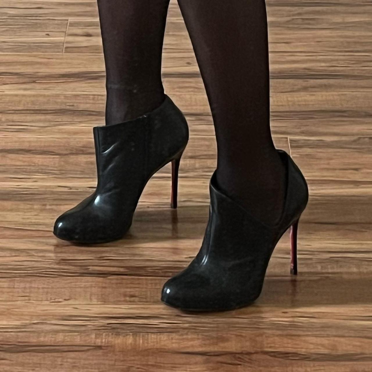 Louboutin stiletto boots hotsell