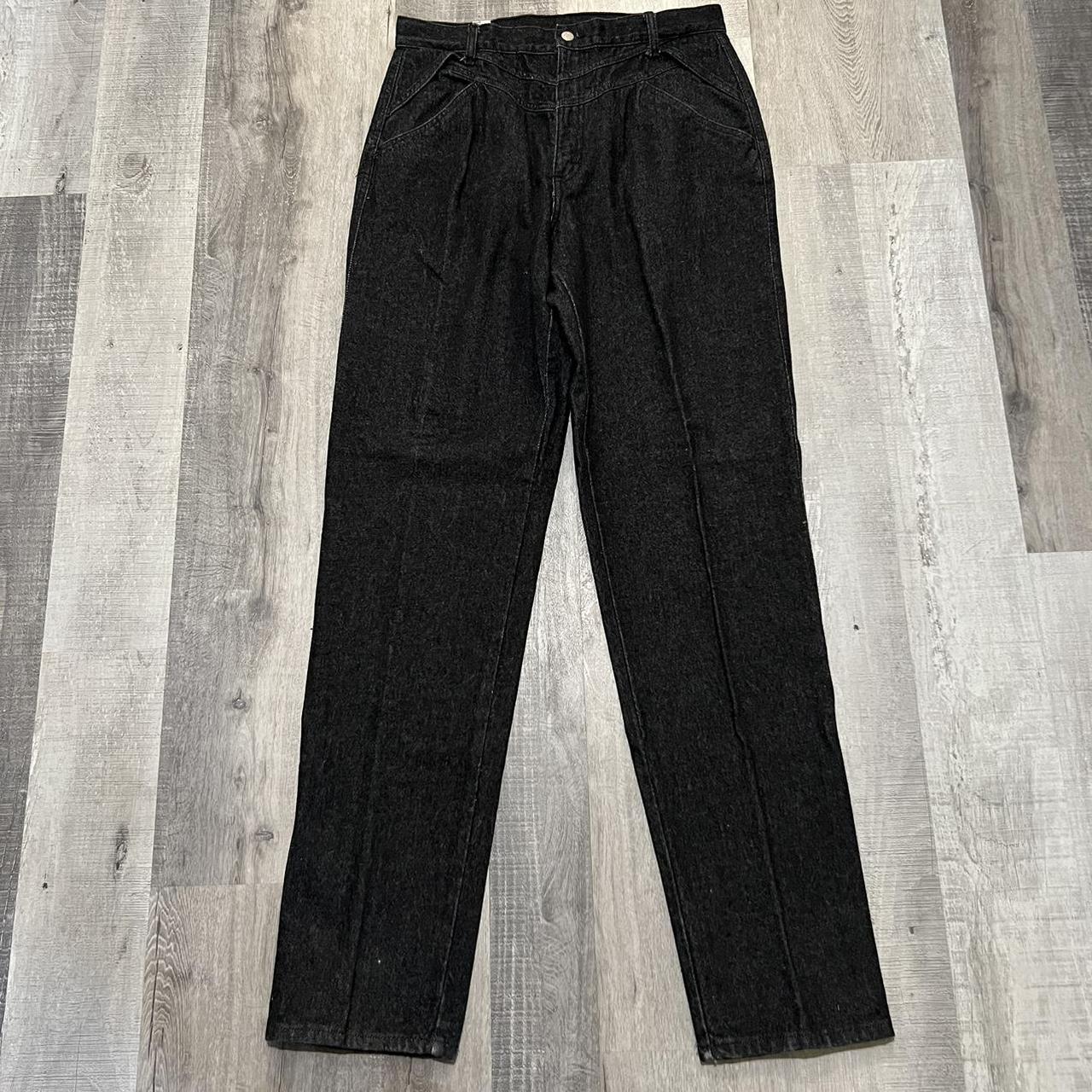 VTG Roper Black Western High Rise Cowgirl Denim... - Depop