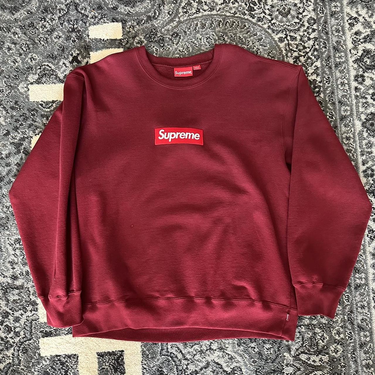 Supreme Box Logo Crewneck FW22 Size... - Depop