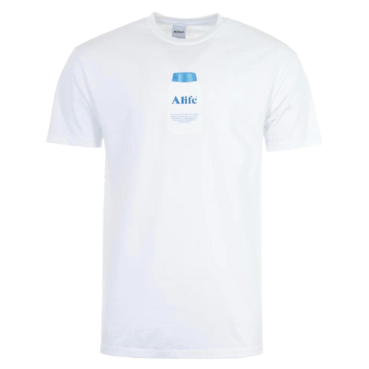 Alife Men's White T-shirt | Depop
