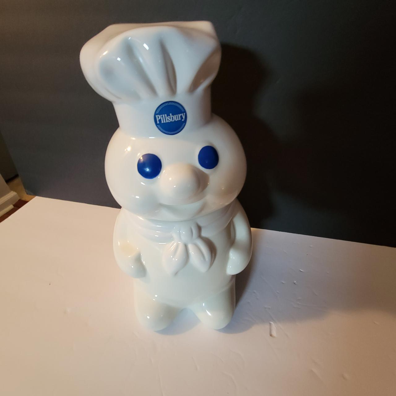 Pillsbury Dough Boy cookie jar with giggle sound... - Depop