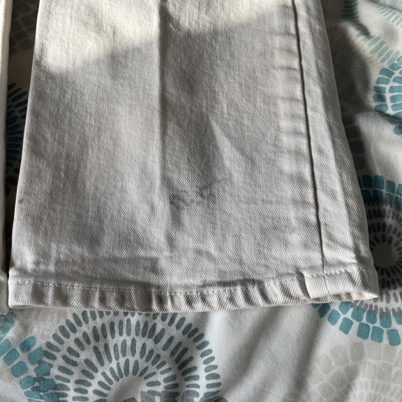 White jeans Couple of marks on the bottom of both... - Depop