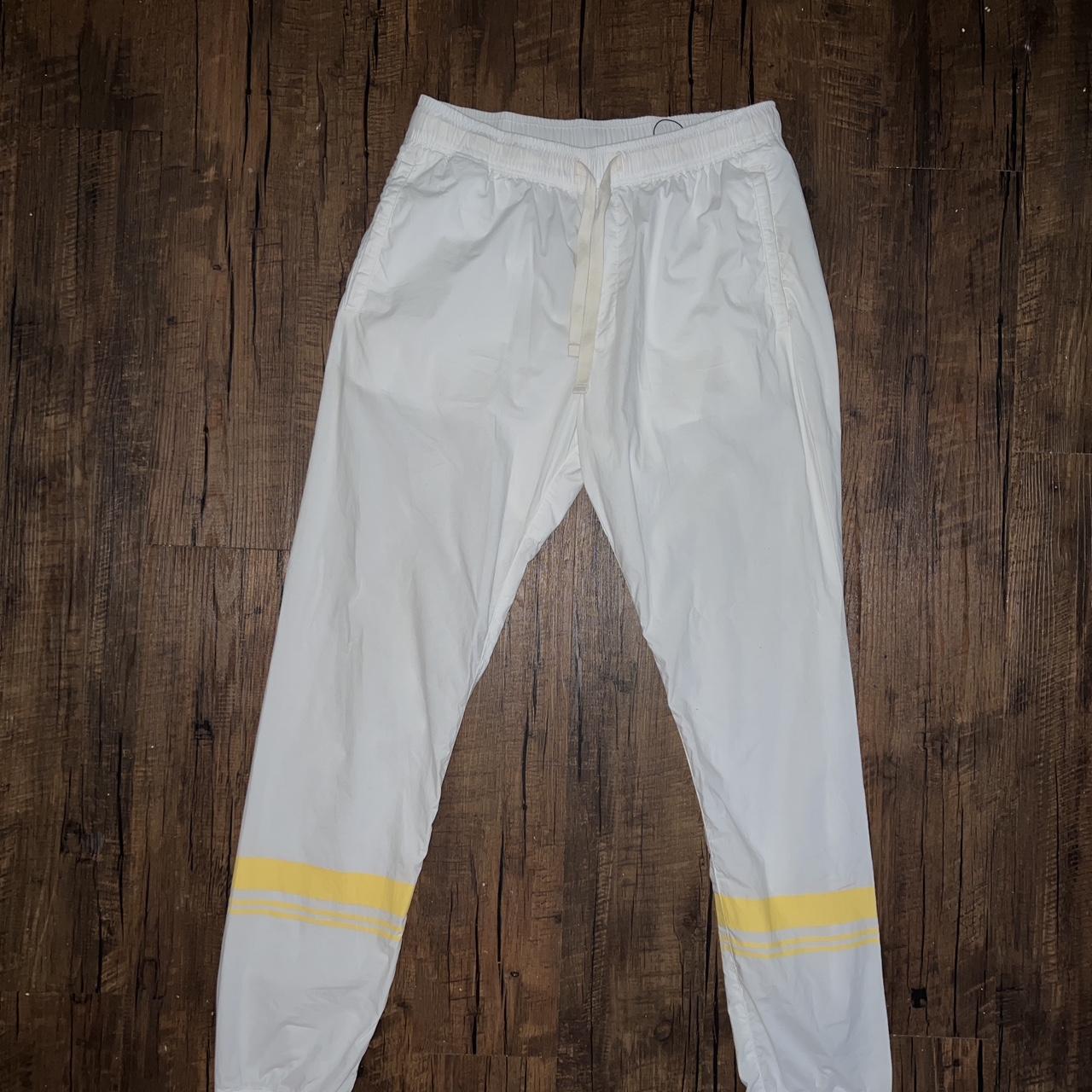 Yellow best sale stripe joggers