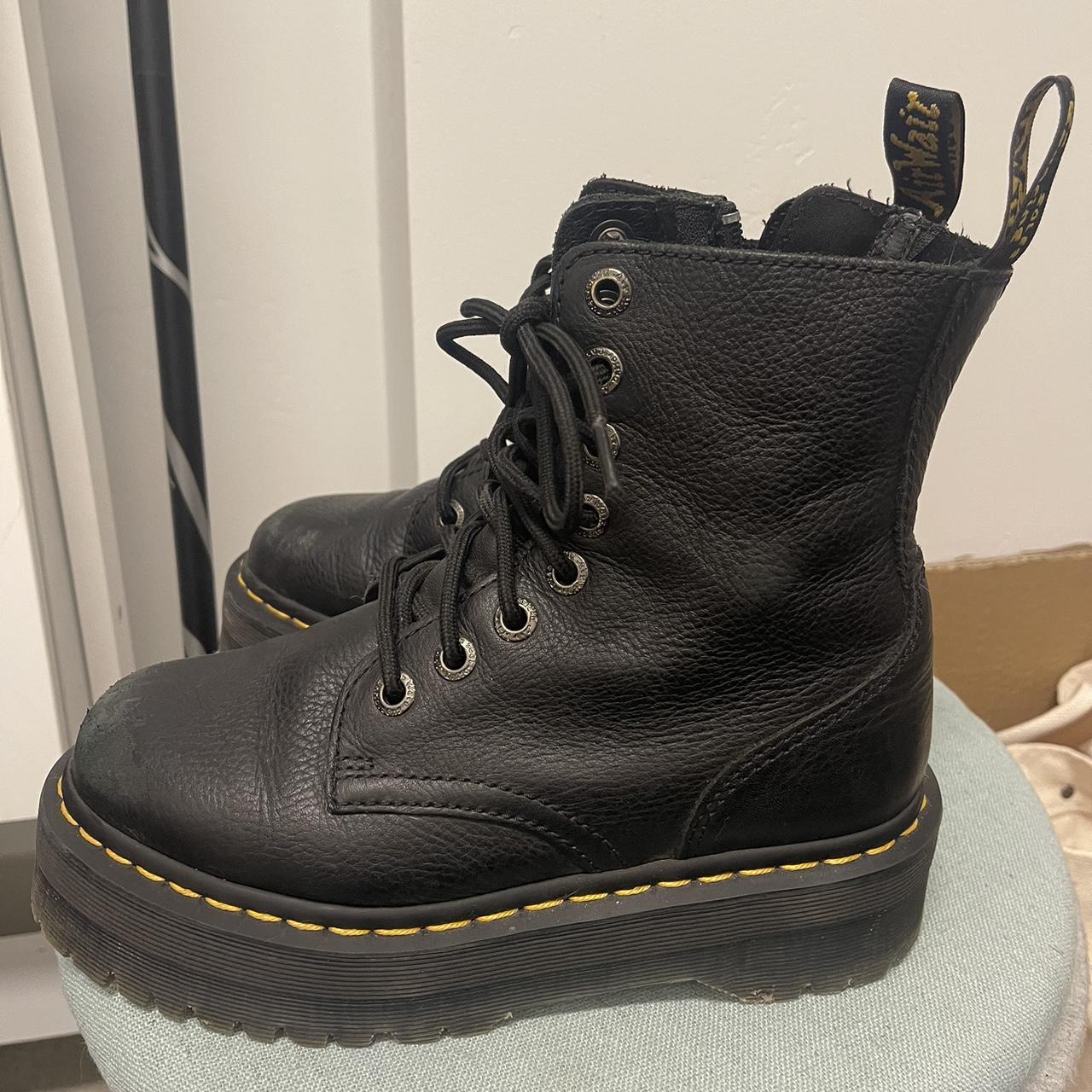 dr. martens jadon platform boots!! size 6... - Depop