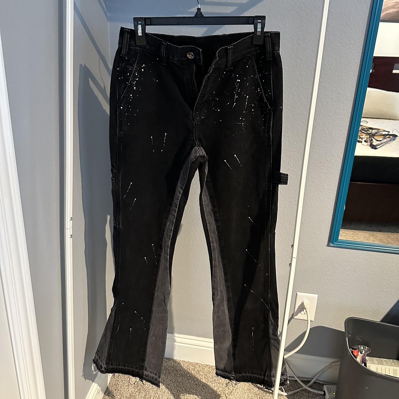 Gallery dept look alike custom jeans size 30 good... - Depop