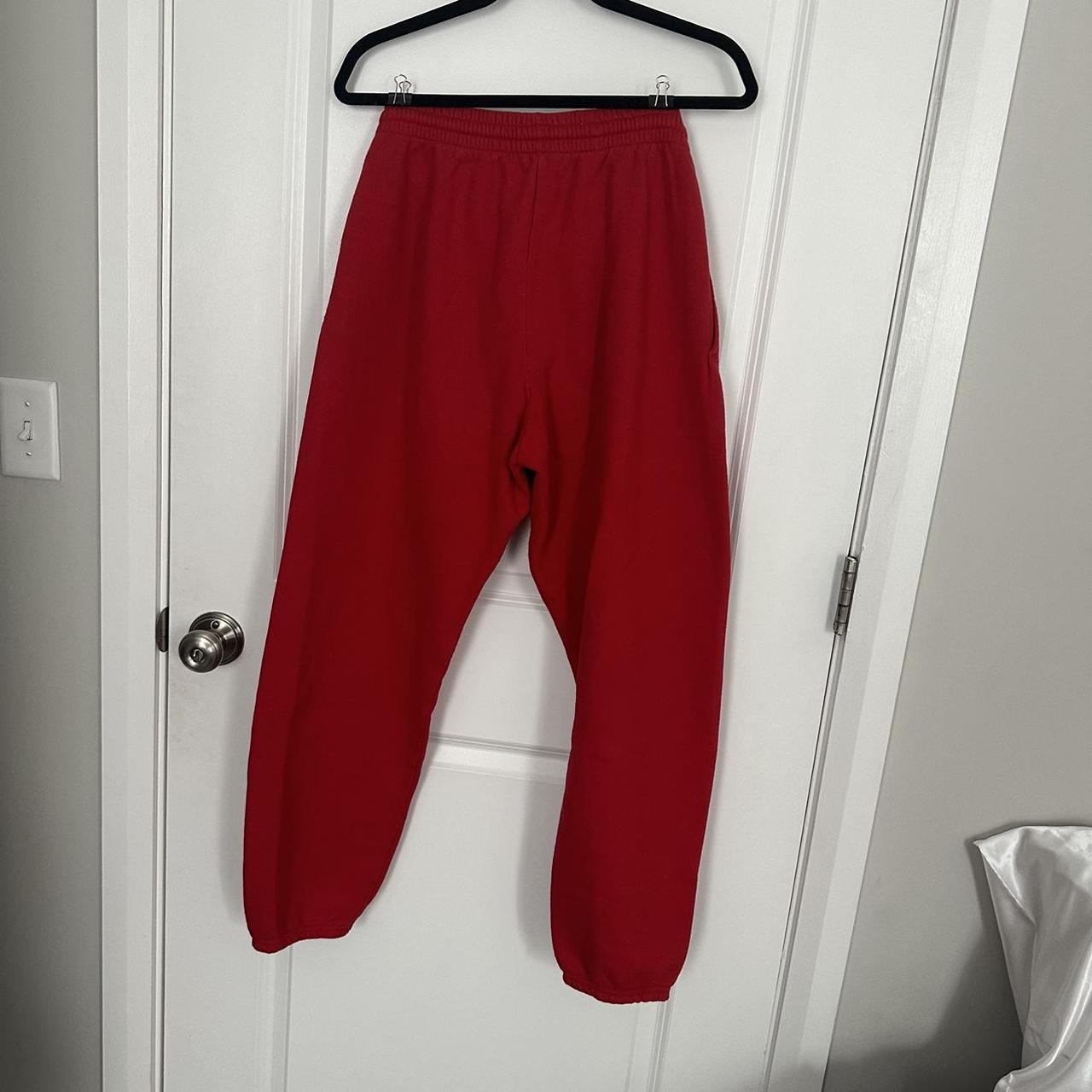 Fruit of the loom sweatpants online red