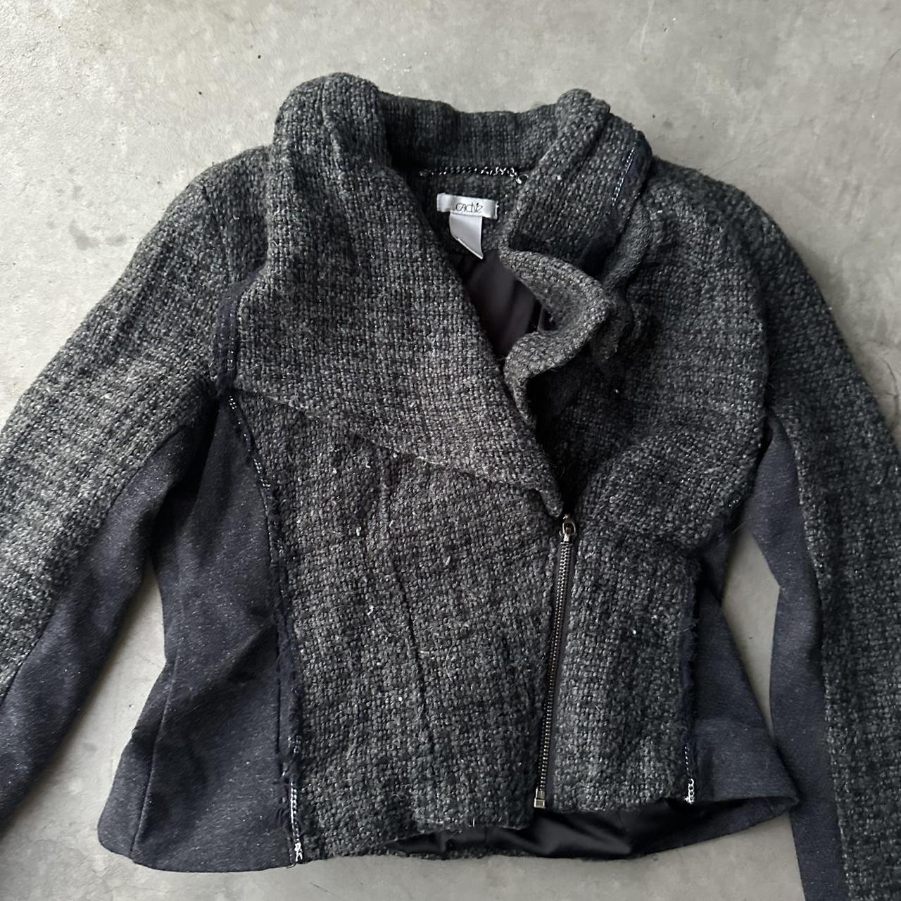 Cache Women's Jacket - Grey/Black - S – Cache Wom… - image 5