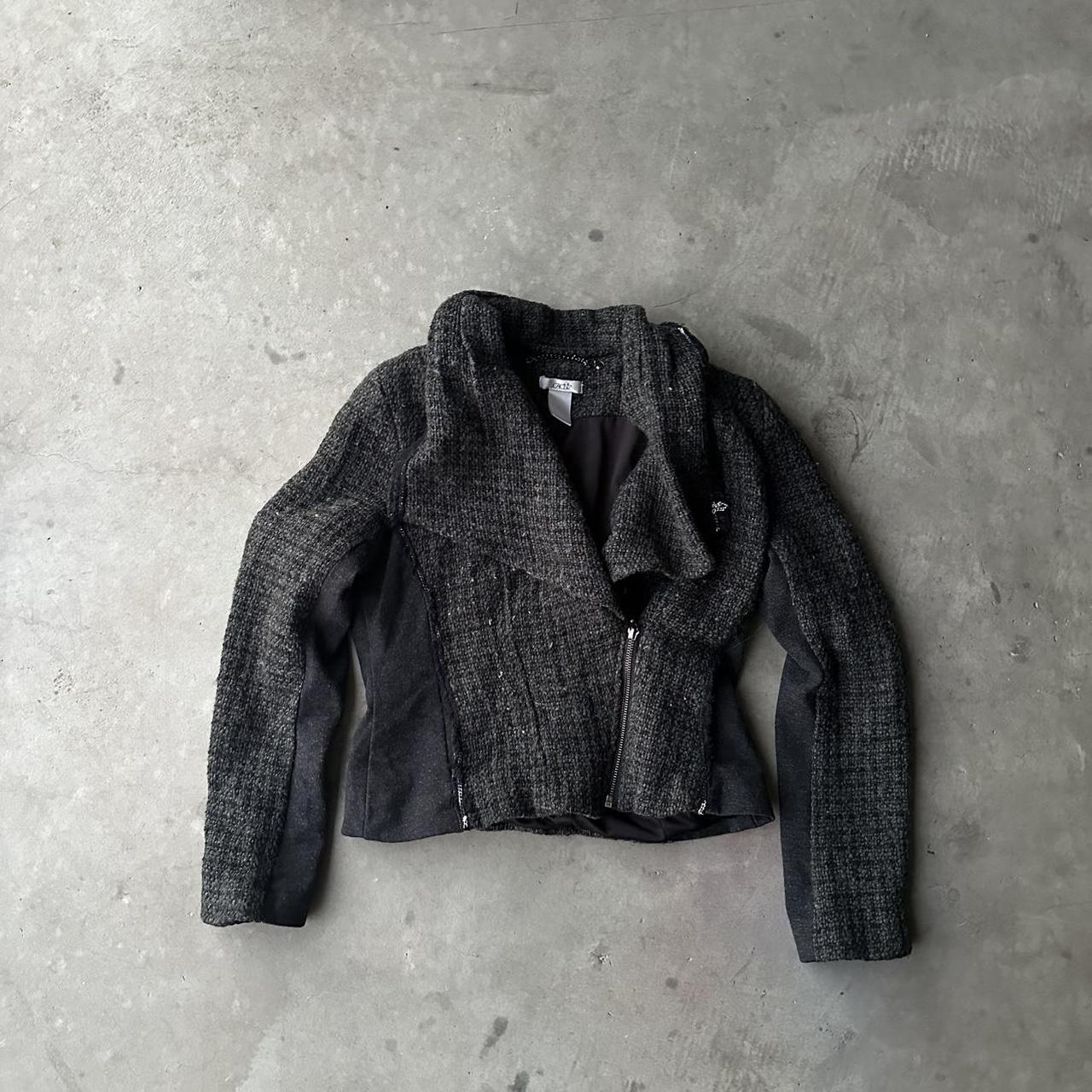 Cache Women's Jacket - Grey/Black - S – Cache Wom… - image 1