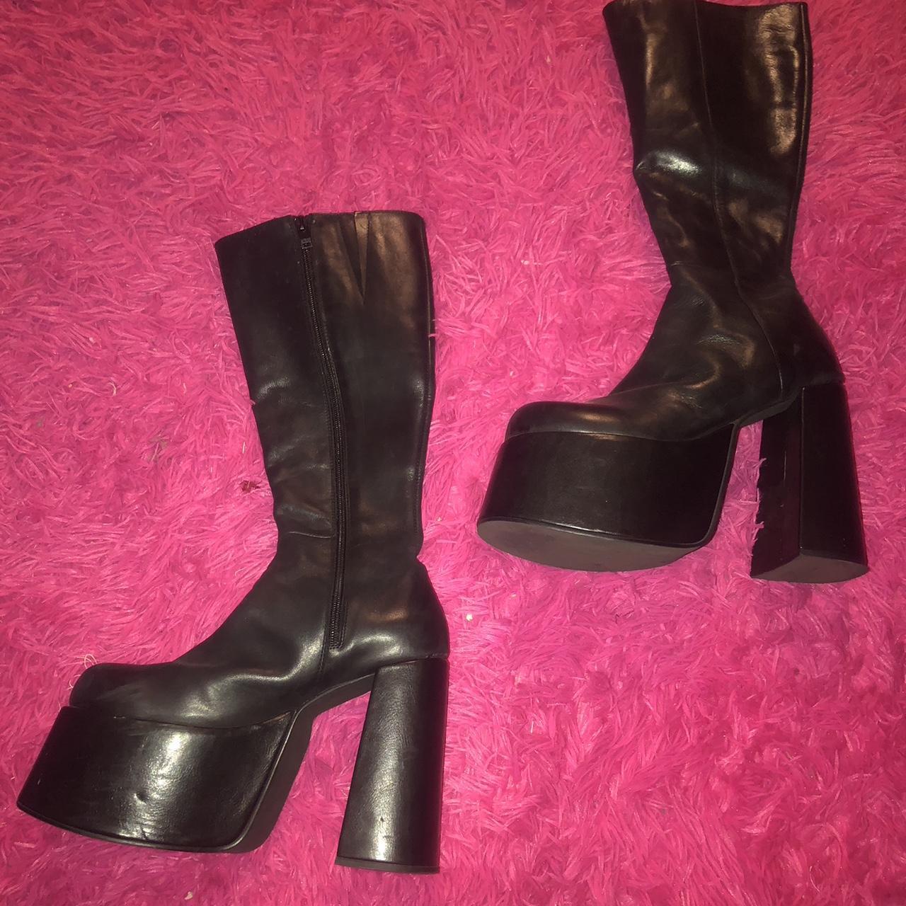 Giani Bernini boots Black Lightly used No flaws - Depop