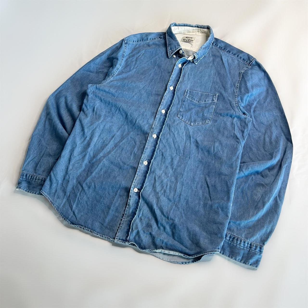 Orders acne isherwood denim shirt