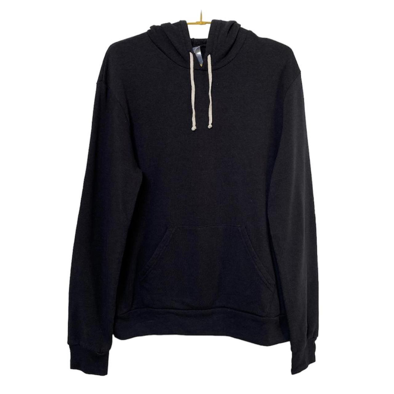 Alternative Apparel Men's Black Hoodie Depop