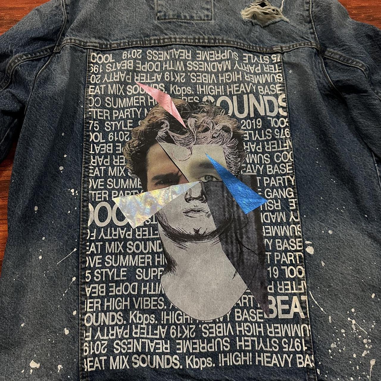 Brand NWT Zara Distressed Paint Splattered Depop