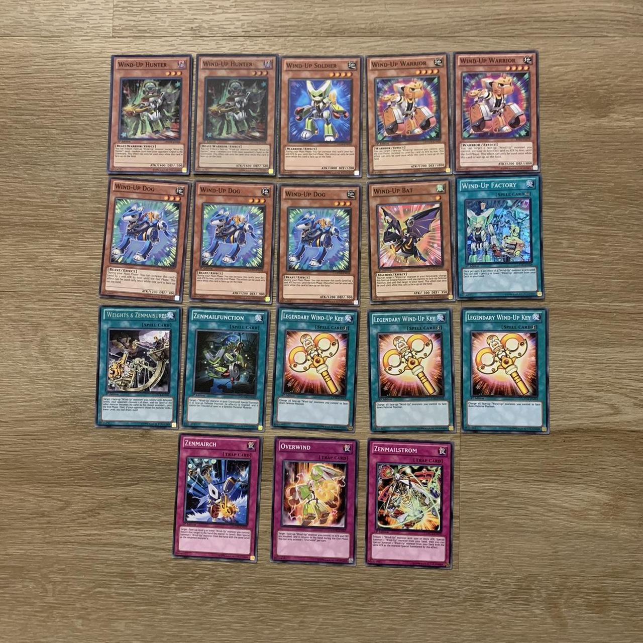 YU-GI-OH, Yugioh, 18 Card Wind-Up Bundle, NEAR MINT... - Depop