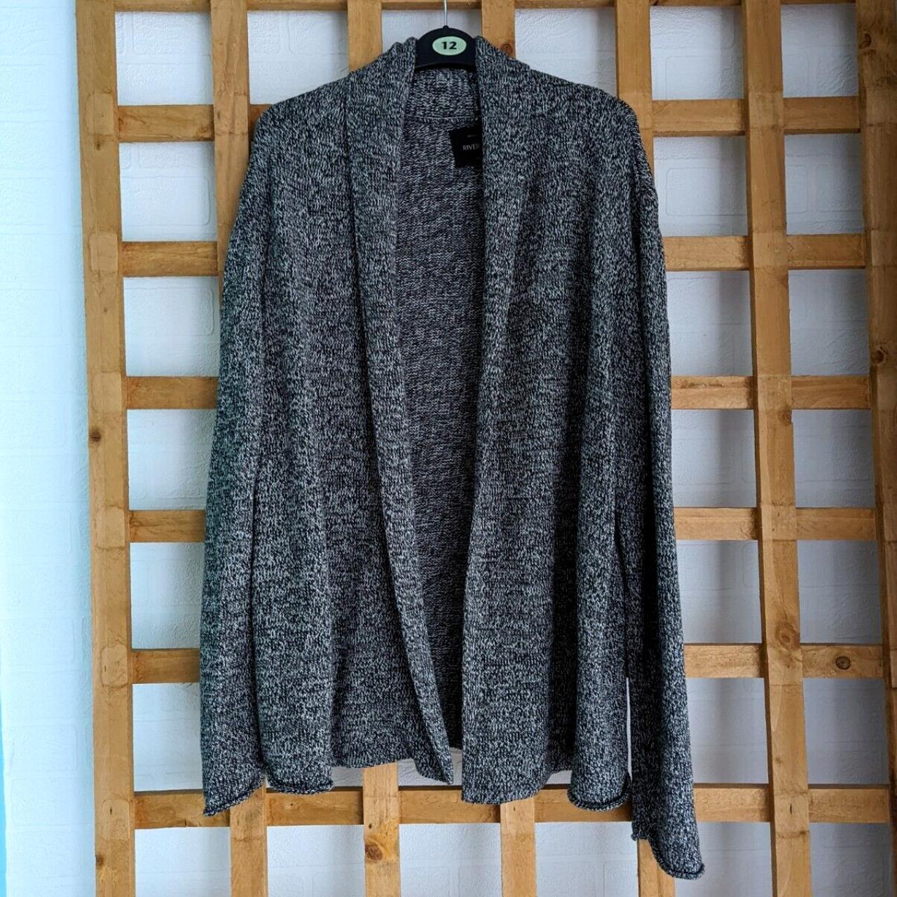 River Island Women's Grey Cardigan | Depop