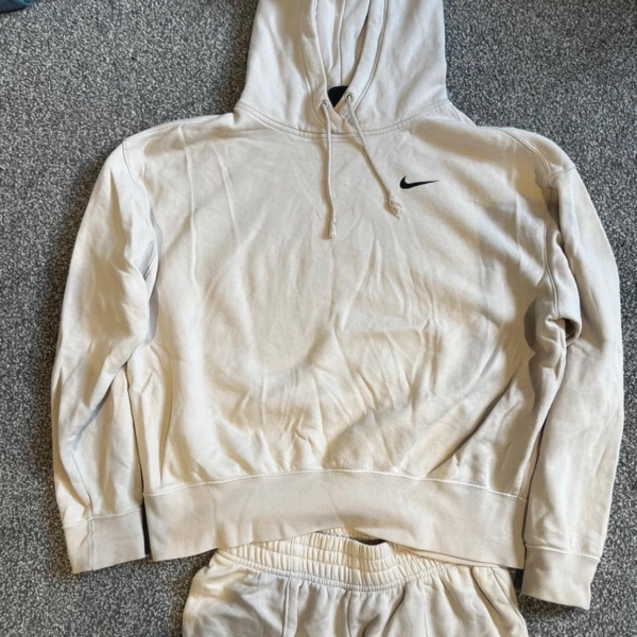 Nike swoosh oatmeal tracksuit sale