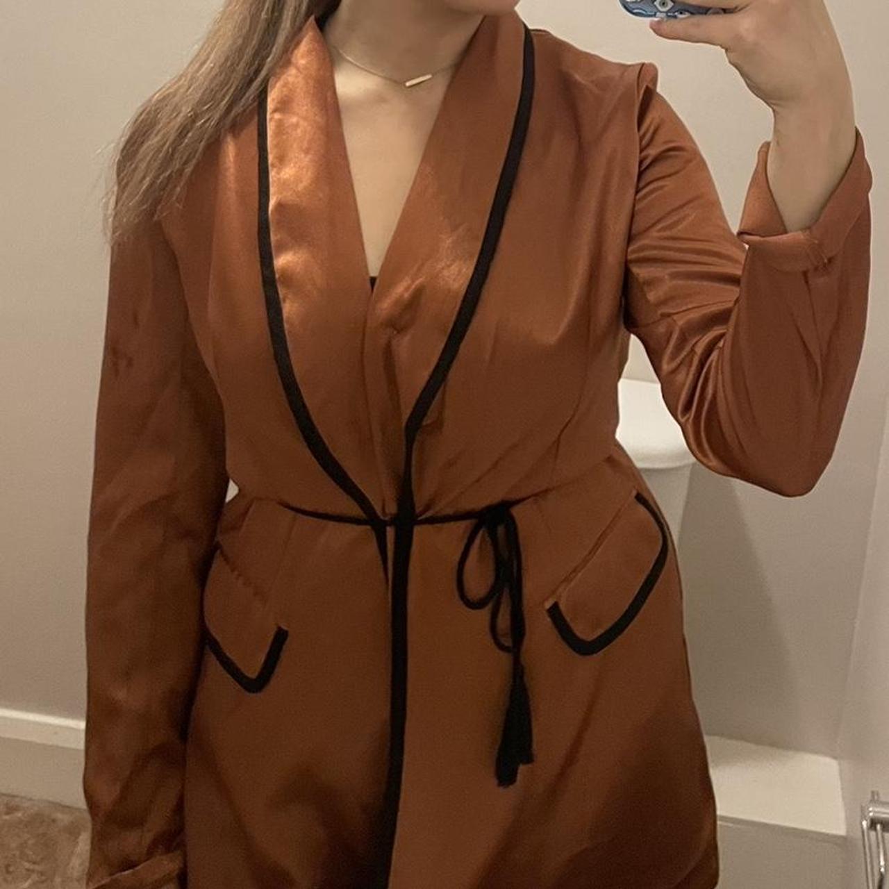 Rust shop blazer dress