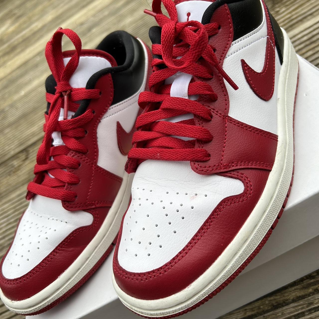 Air Jordan 1 lows Only worn once for a couple hours... Depop