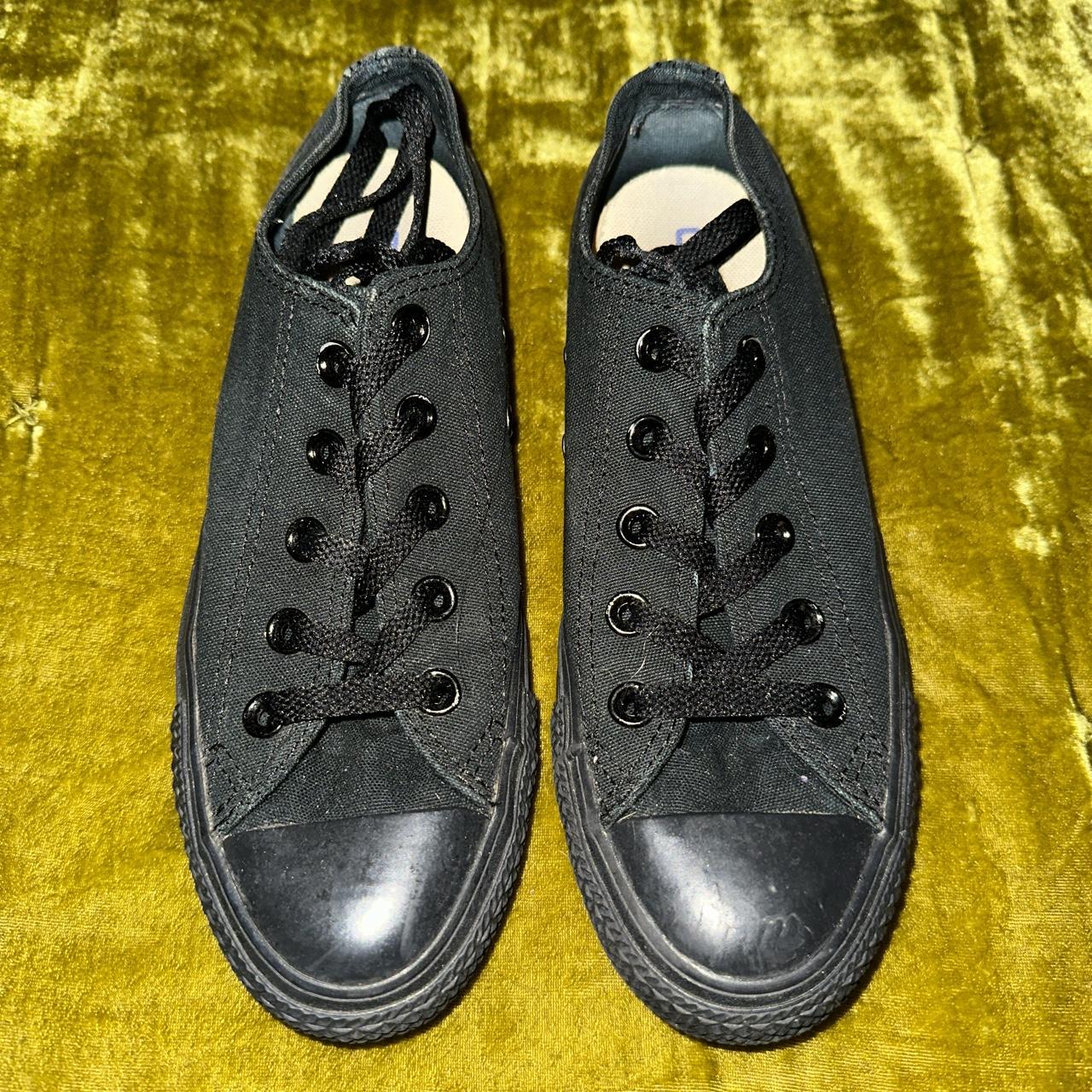 Converse Women's Black Trainers Depop