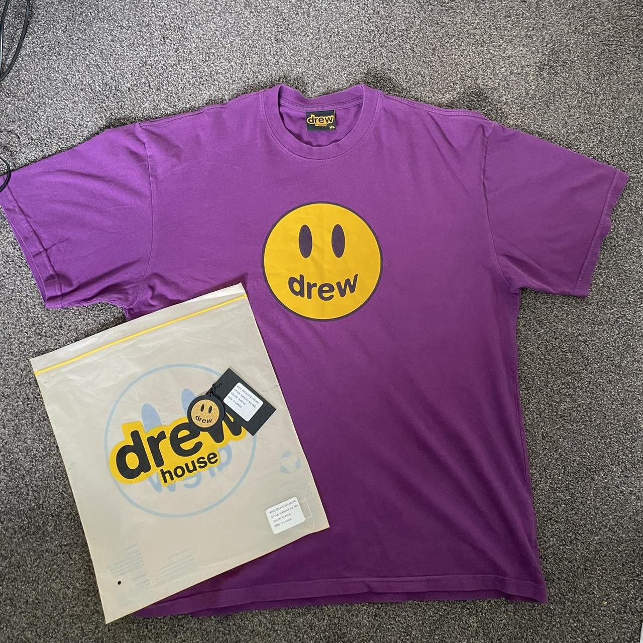 Drew House Mascot S/S Purple Tee. Size XL. 100... Depop