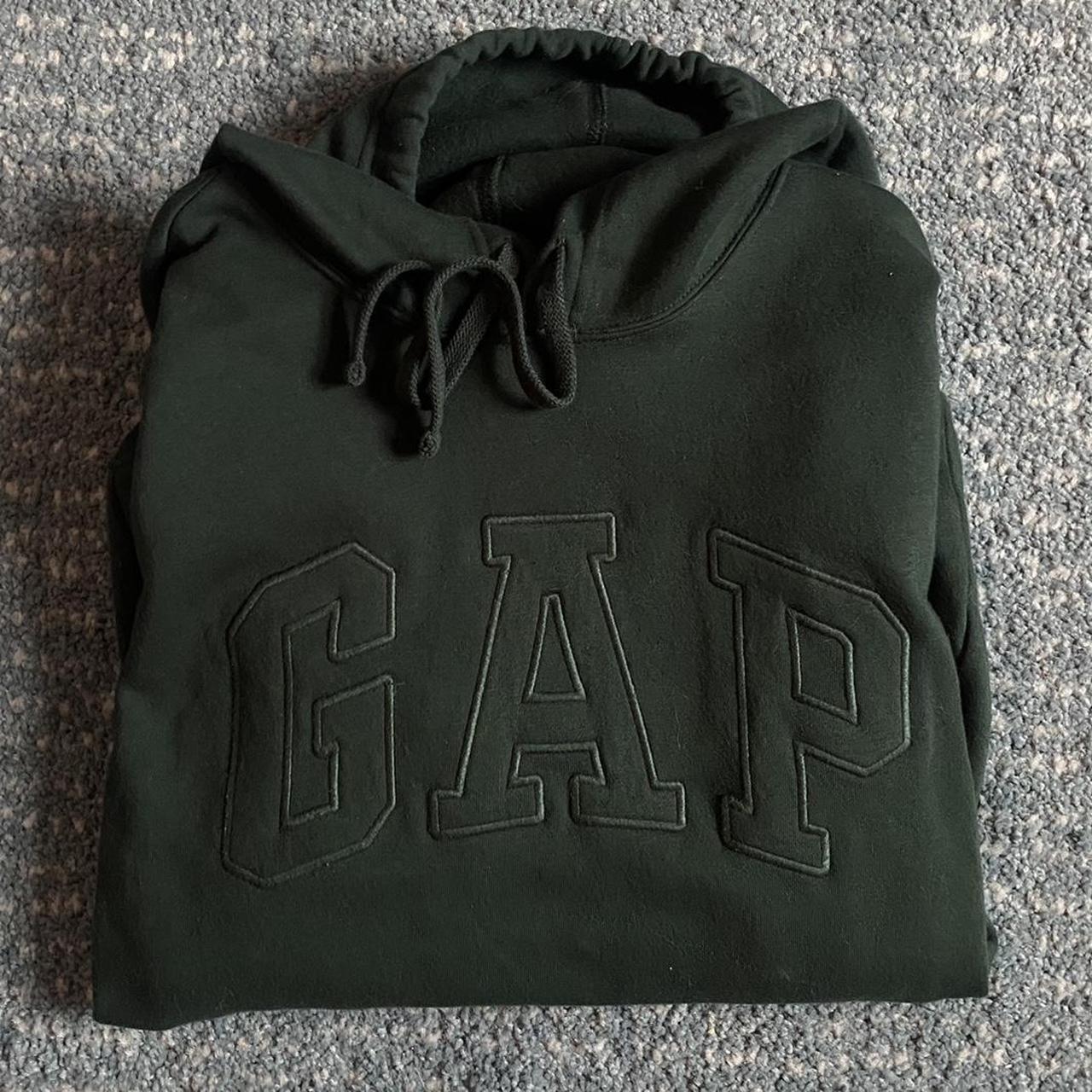 Gap Forest Green Hoodie worn once - Depop