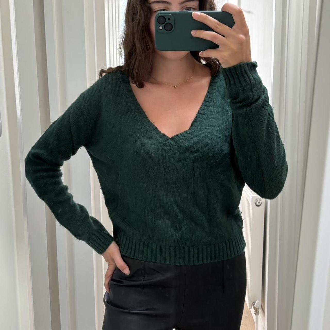 Dark green orders womens jumper