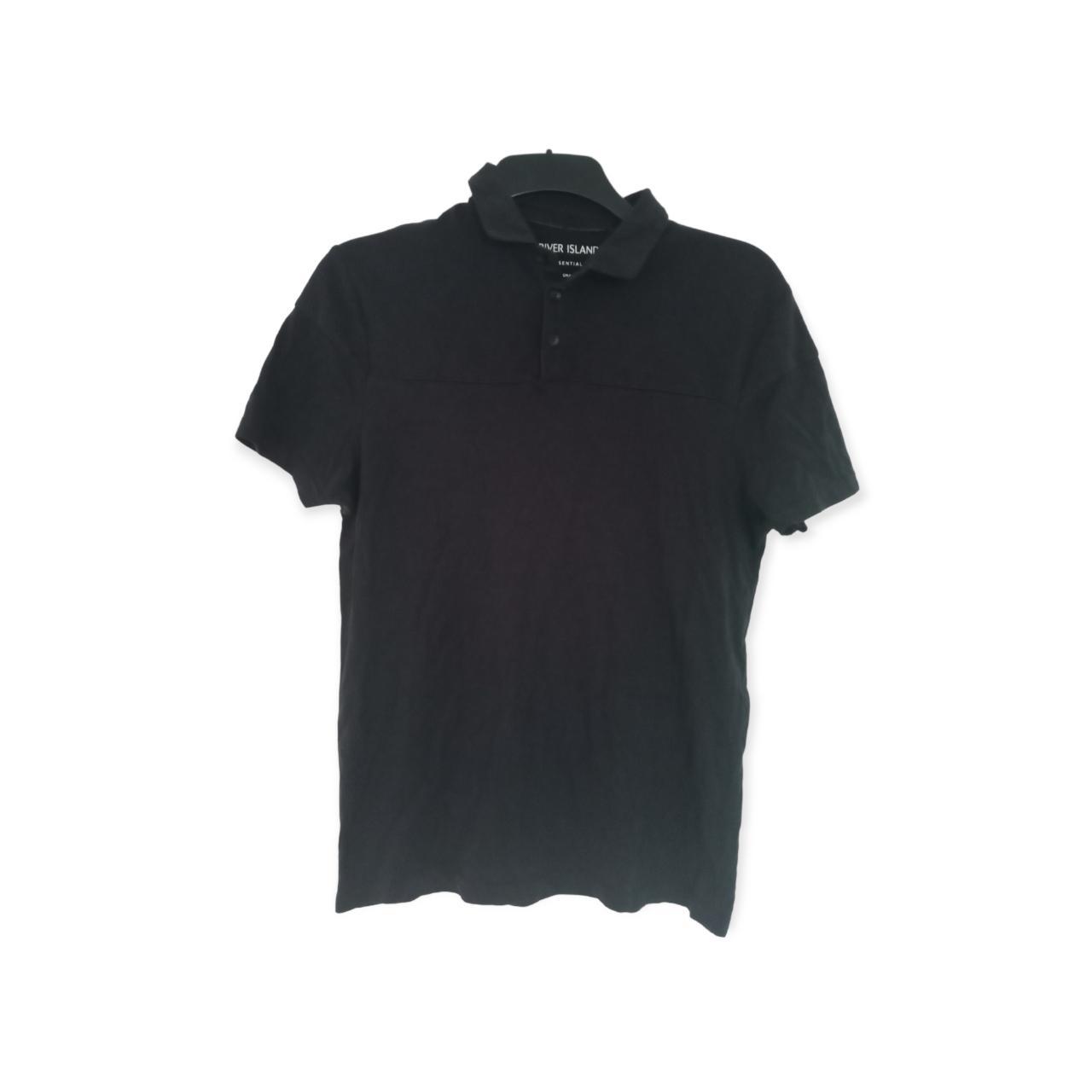 River Island Men's Black Polo-shirts | Depop