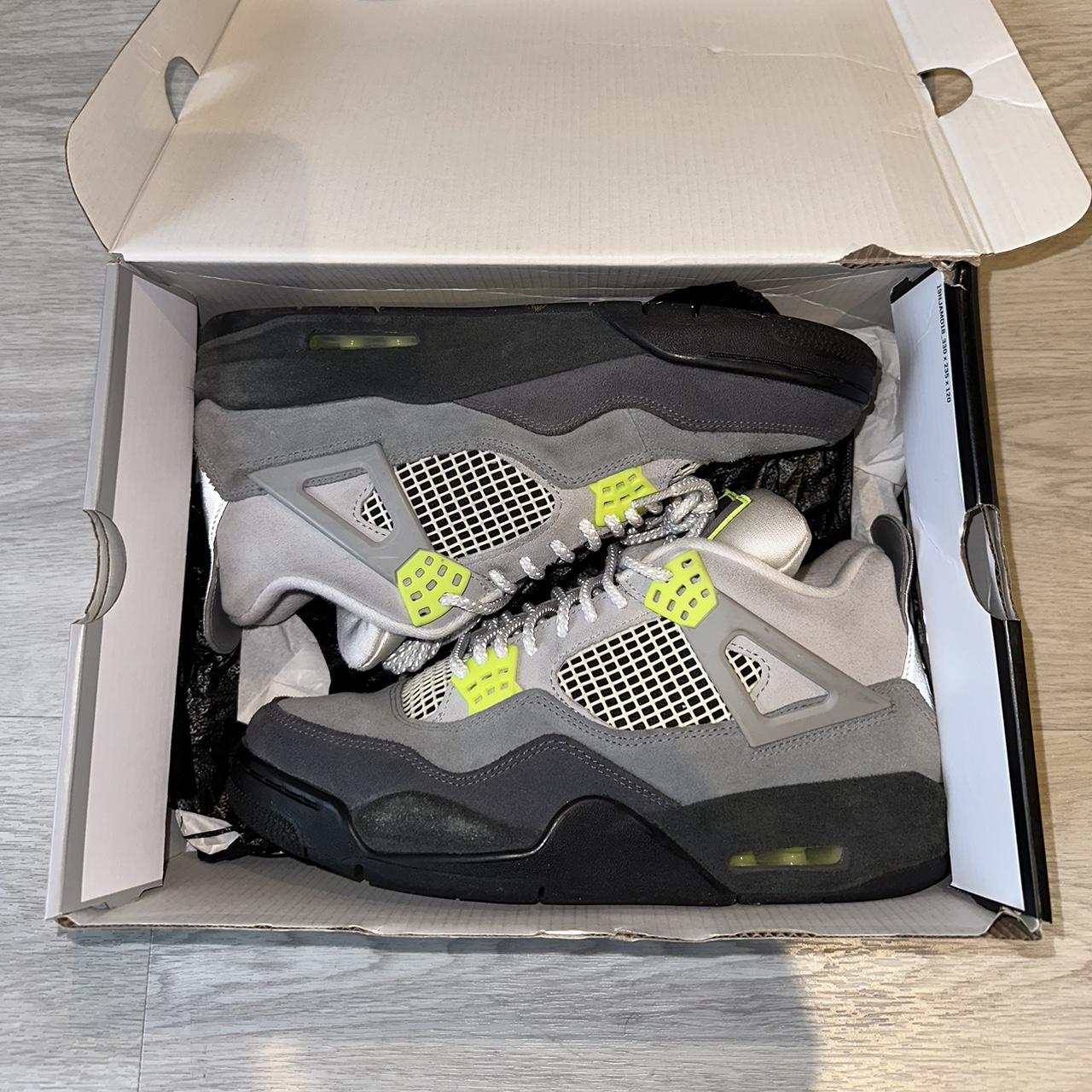 jordan 4 neon green