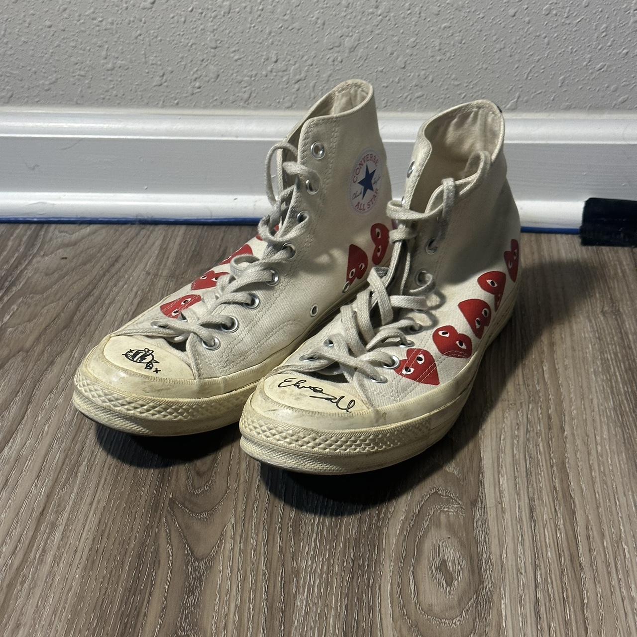 CDG shoes signed by beabadoobee and eliana. I got... - Depop