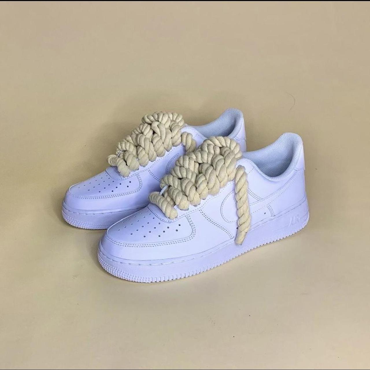 Airforce 1 White Rope Custom 100% Automatic Brand - Depop