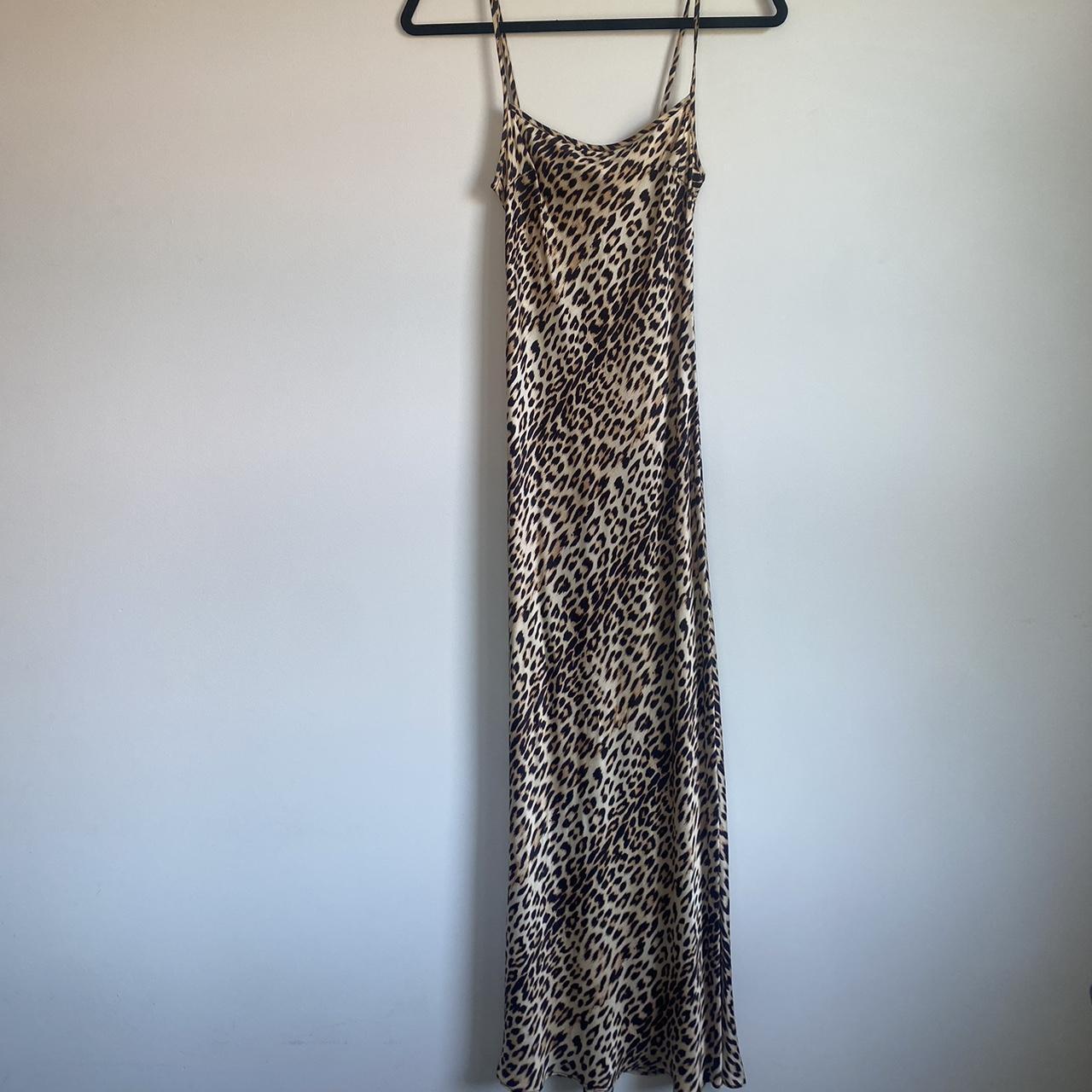 Bec & Bridge Leopard Print Dress - Depop