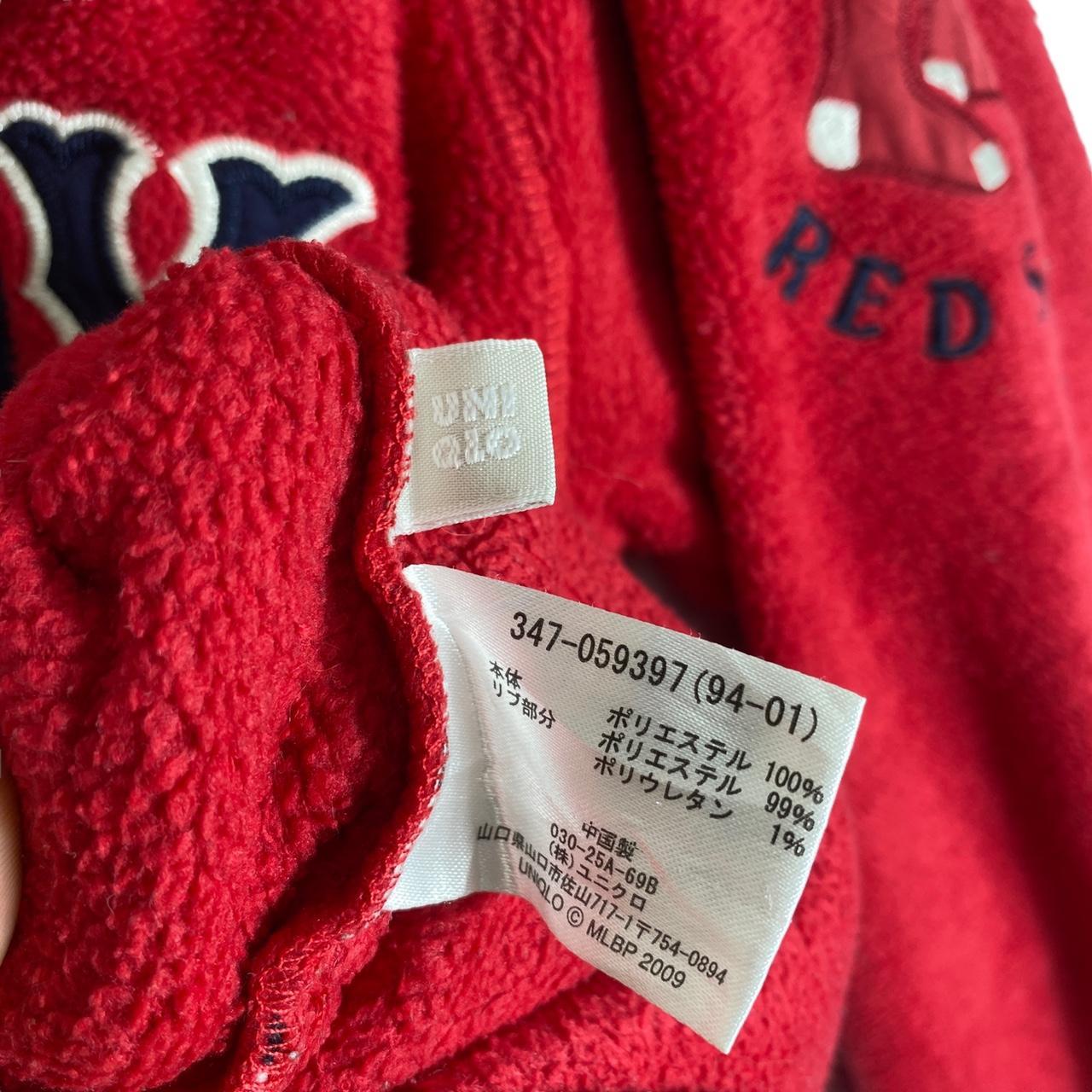 3/4 zip pullover Boston Red Sox baseball team - Depop