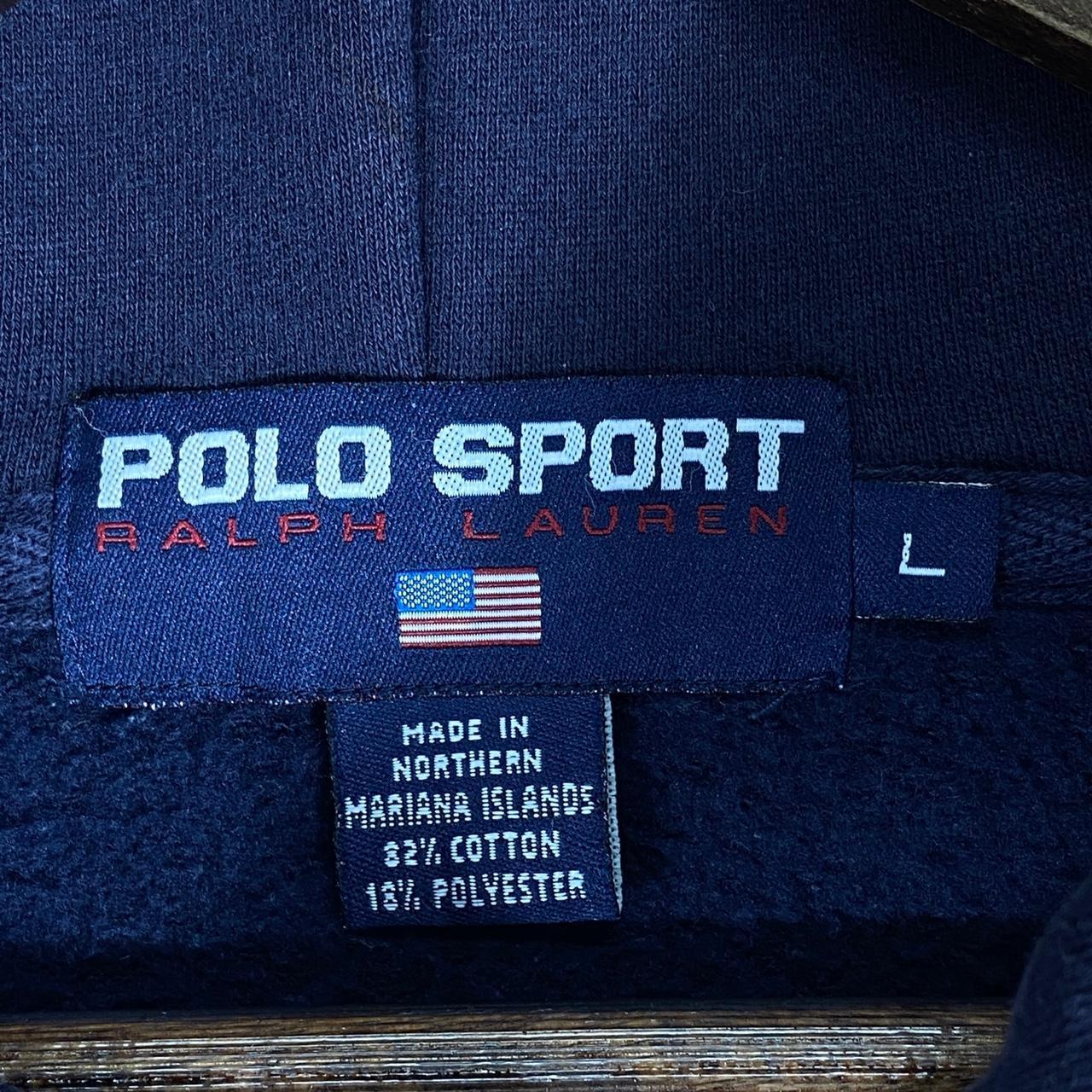 Polo Sport Men's Navy and White Hoodie | Depop