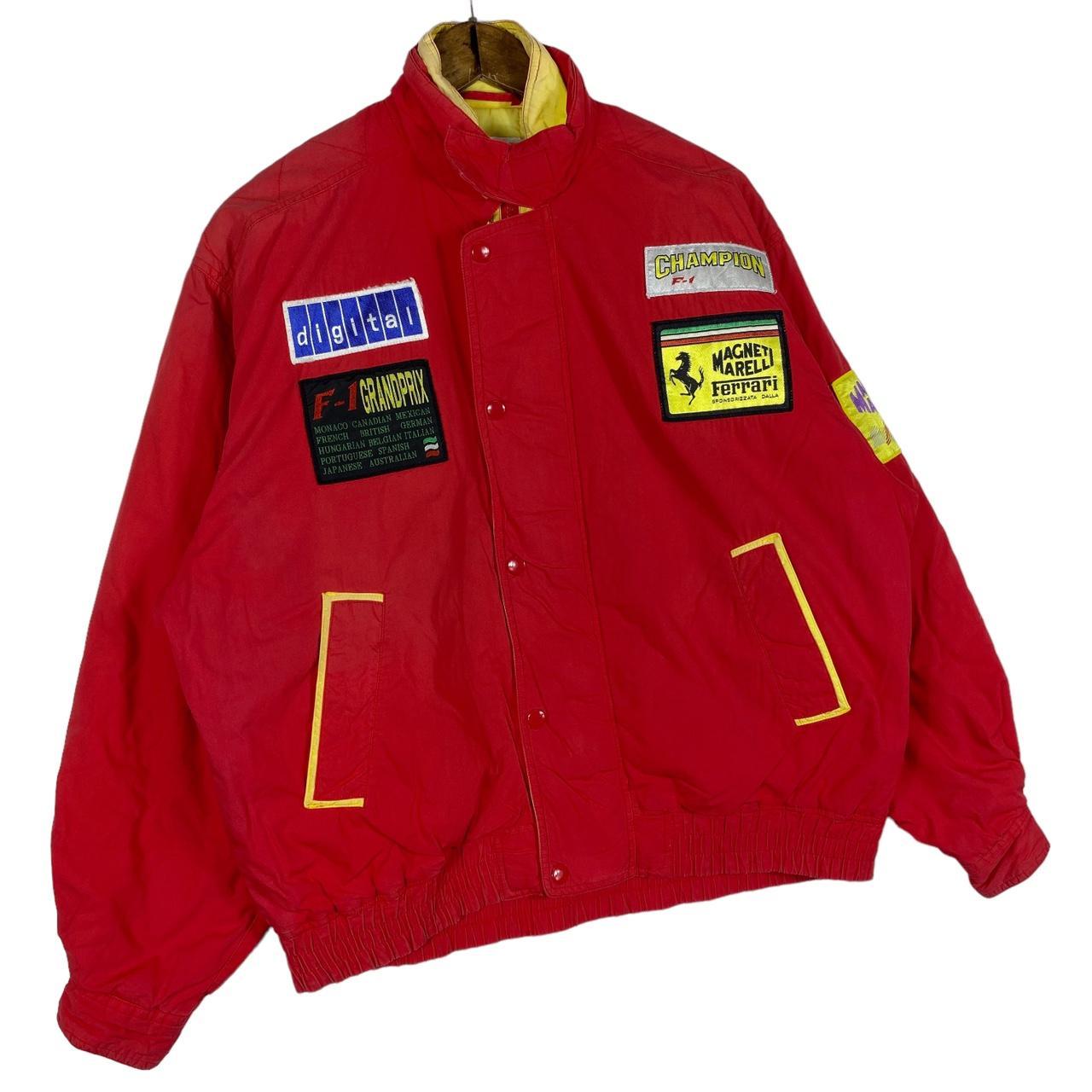 7AS2【Magneti Marelli×Ferrari】リバーシブルジャケット Vintage Magneti Marelli Ferrari Bomber | Depop