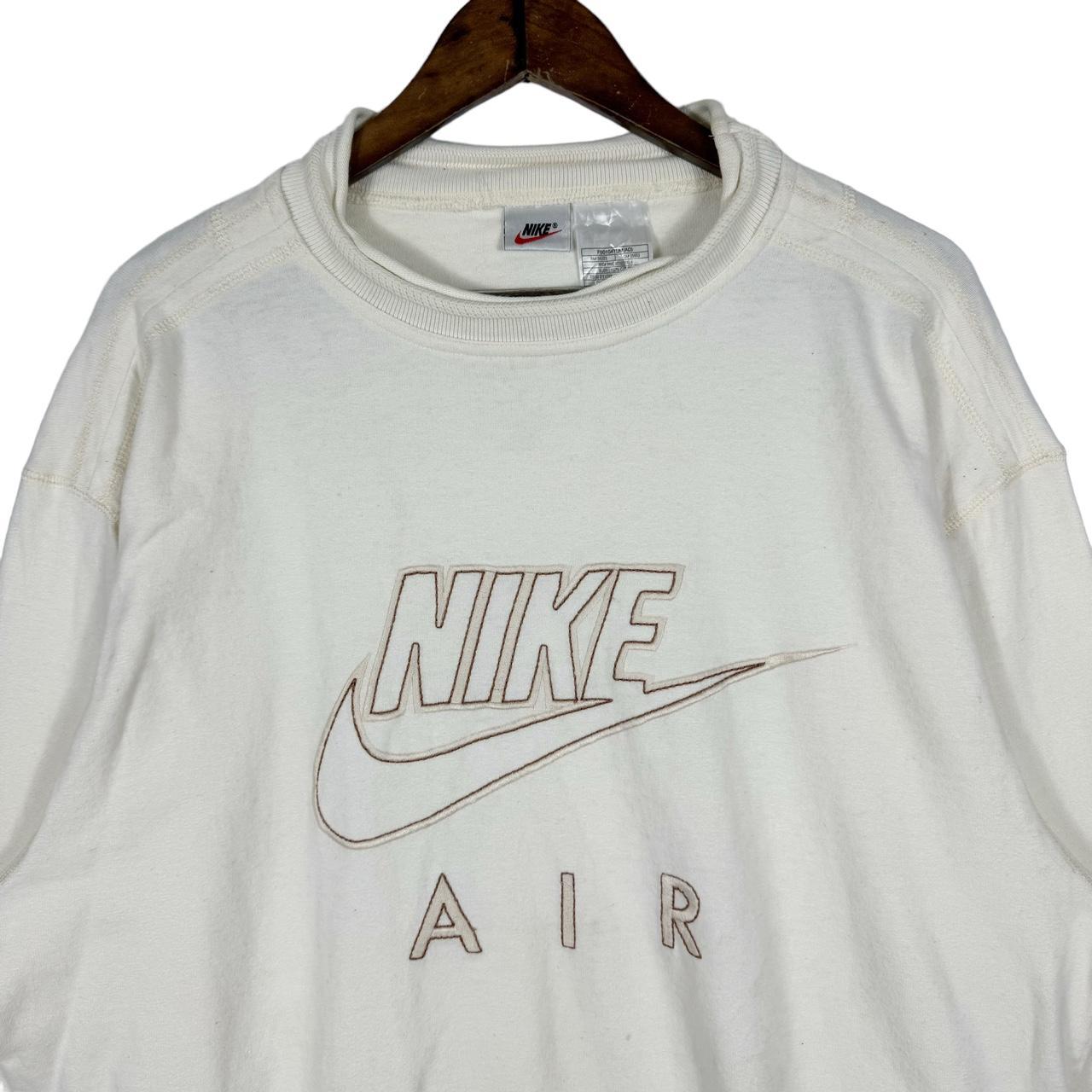 cream nike air sweatshirt