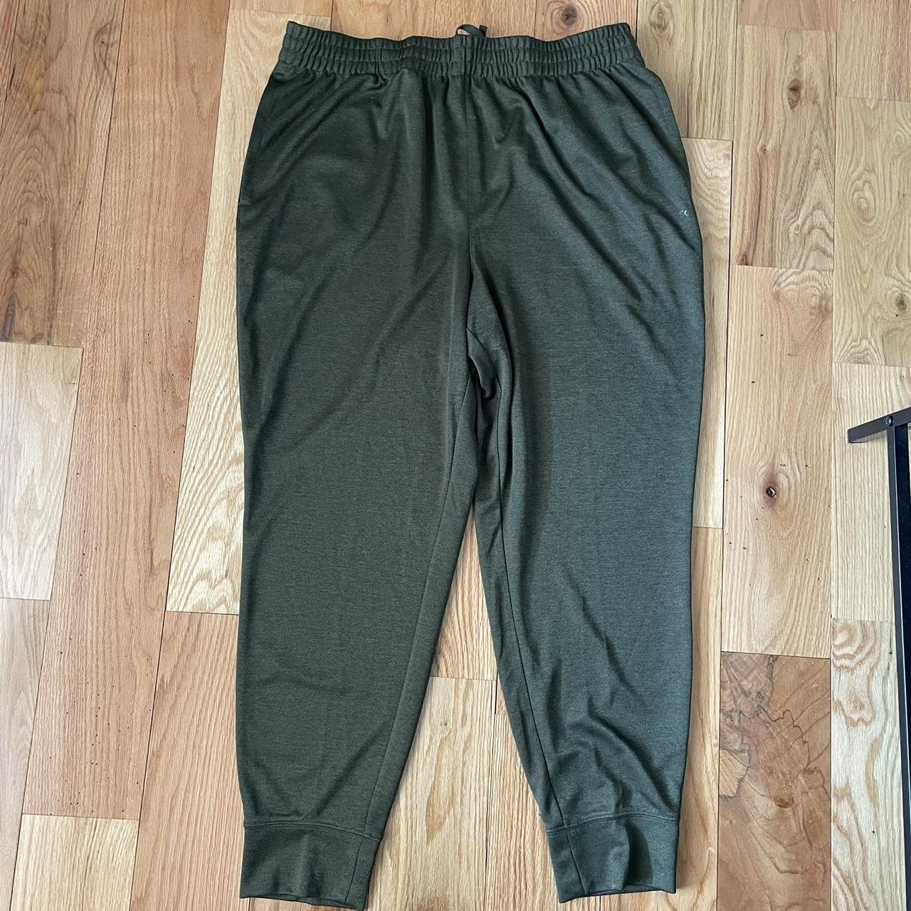 DSG Olive Green Athletic Jogger Sweatpants Size... - Depop