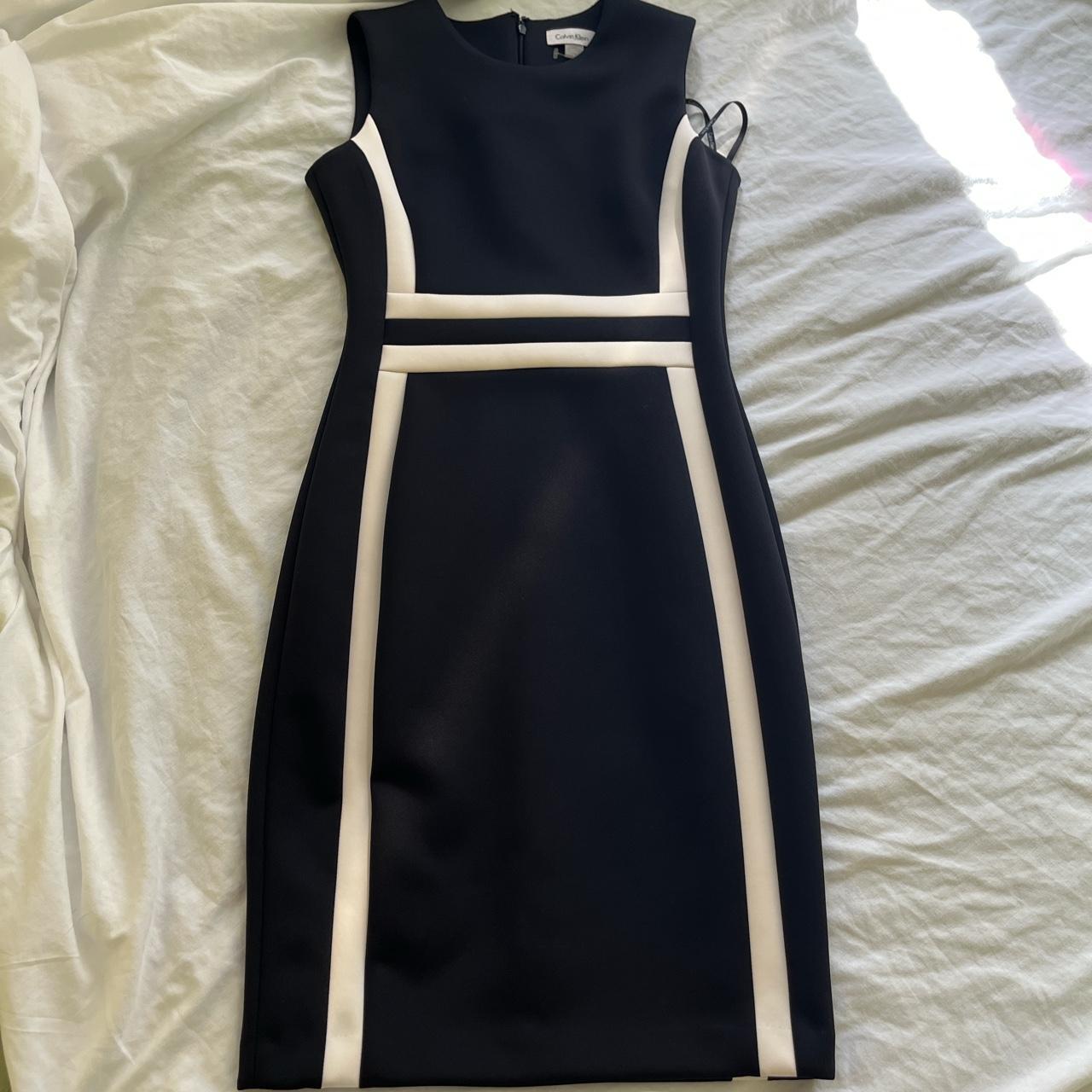 Calvin Klein Women's Performance Strappy Tank Dress - Depop