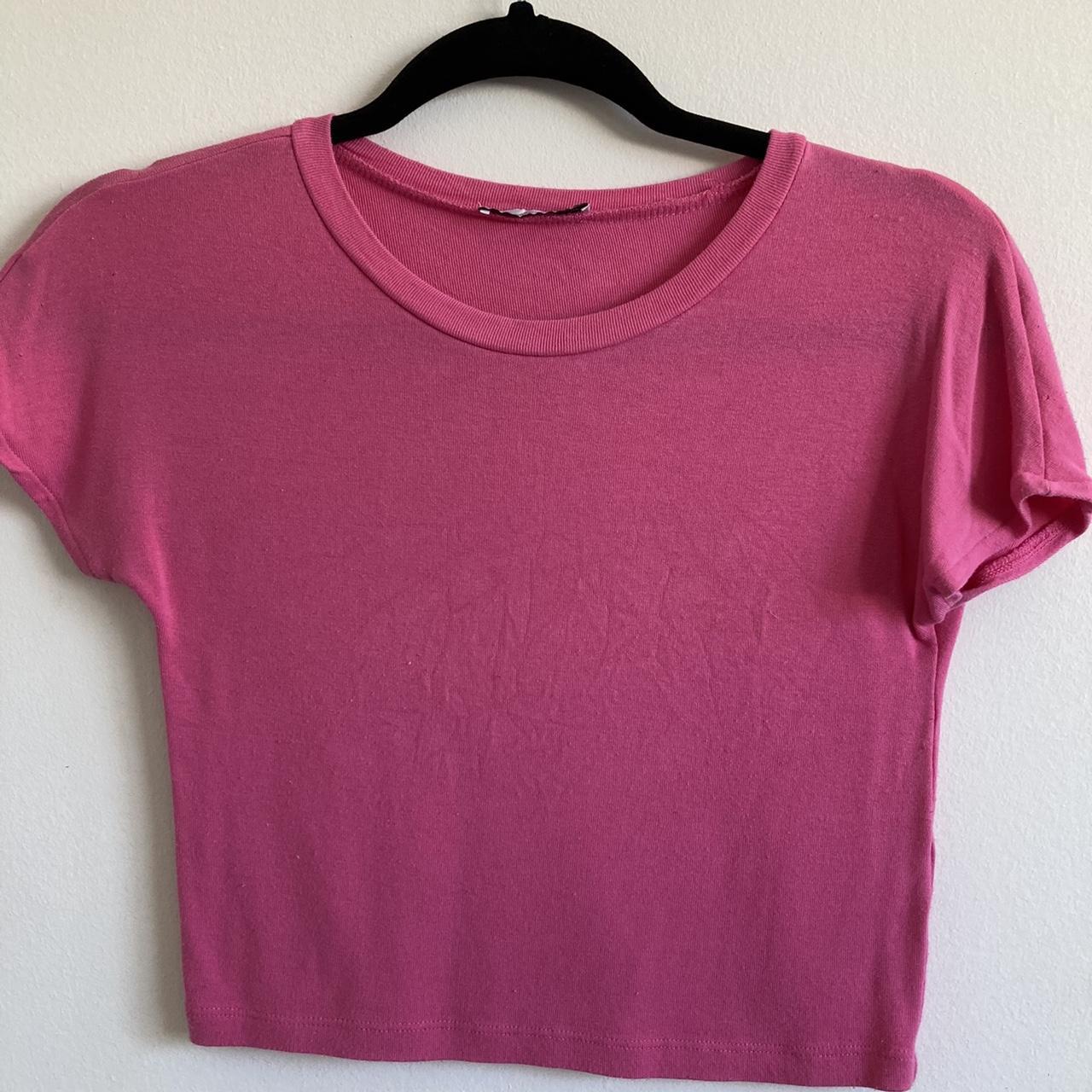 Zara Women's Pink Shirt | Depop