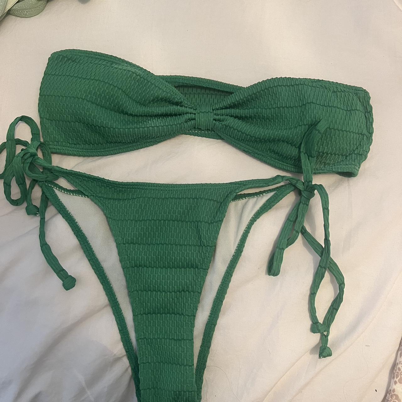 Dreamsuit by Miracle Brands Tankini Top Palm Leaf - Depop