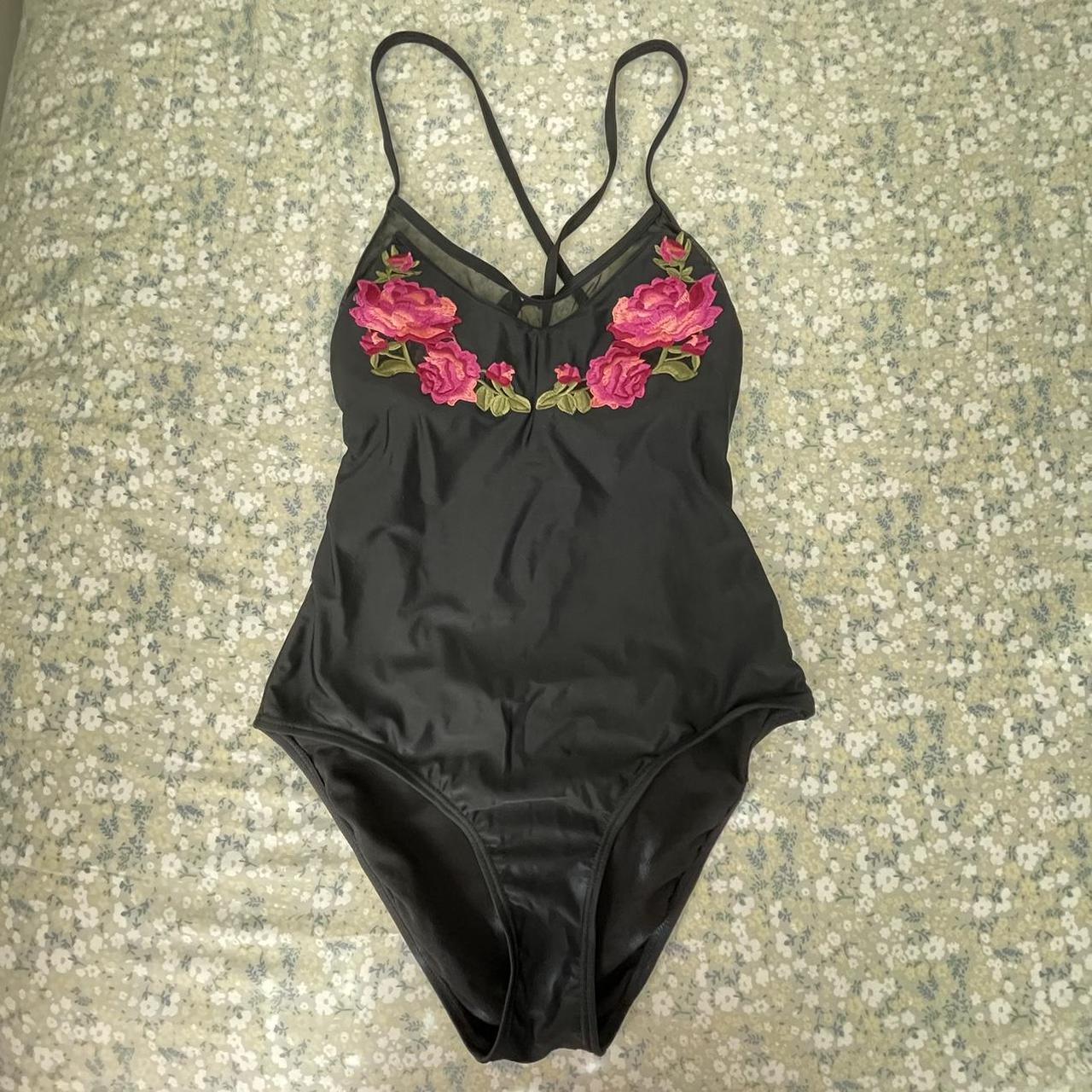 xhilaration swimsuit - open back, one piece, cross... - Depop