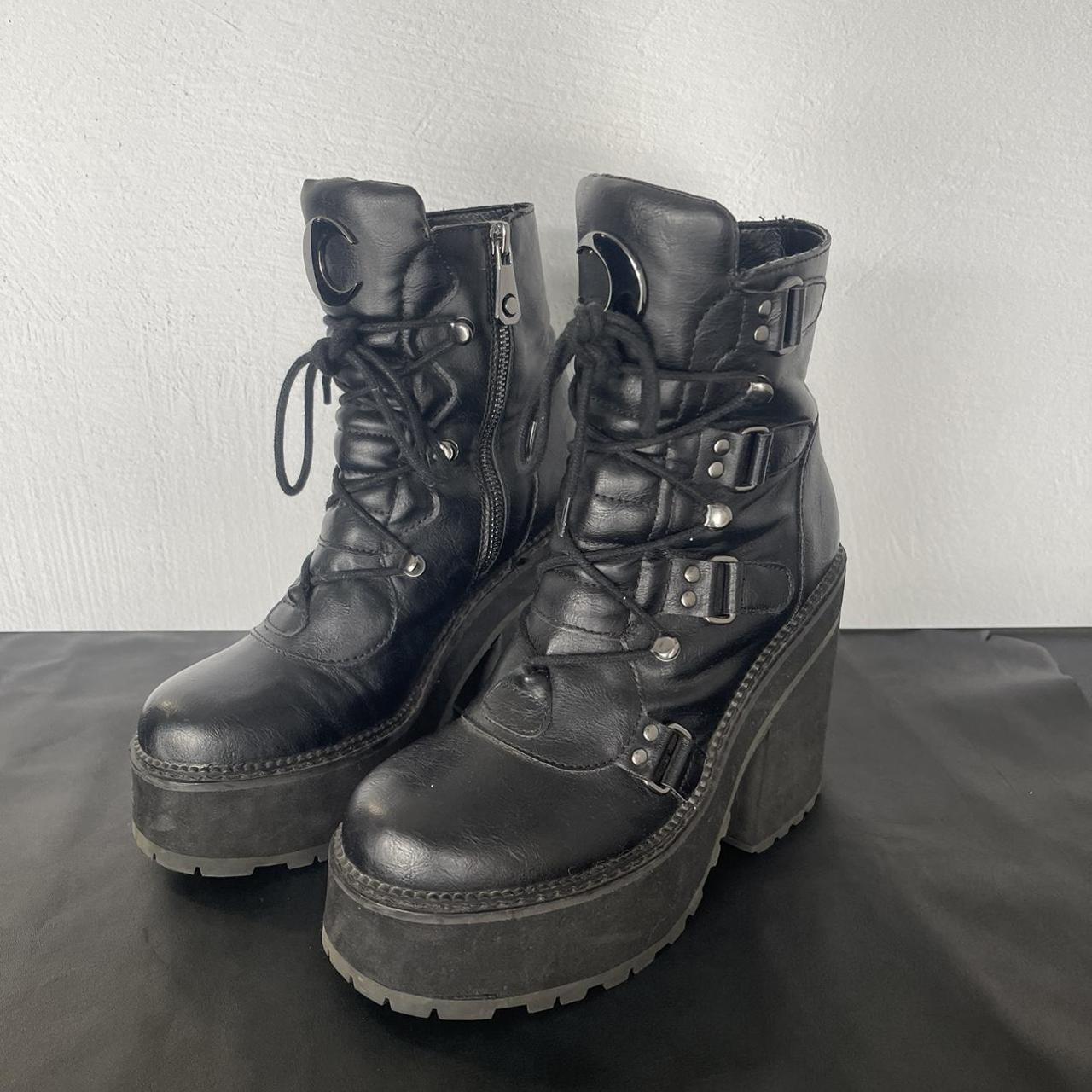 Killstar Broom Rider boots. Worn only a few times. I... - Depop