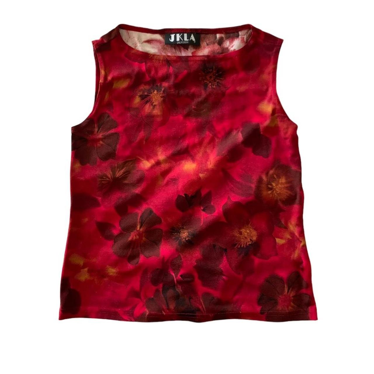 Paloma Wool Women's Red and Burgundy Blouse | Depop