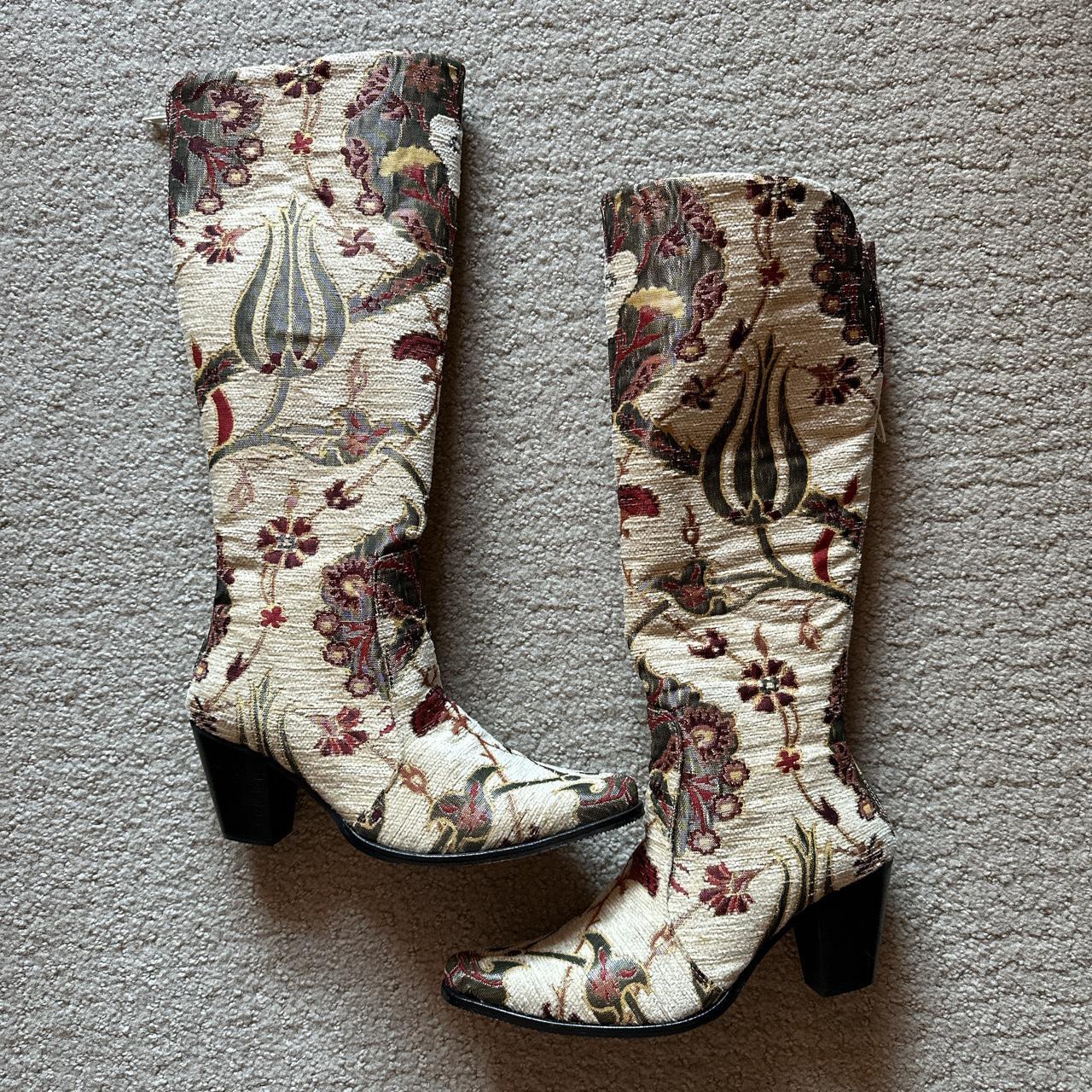 Turkish clearance embroidered boots